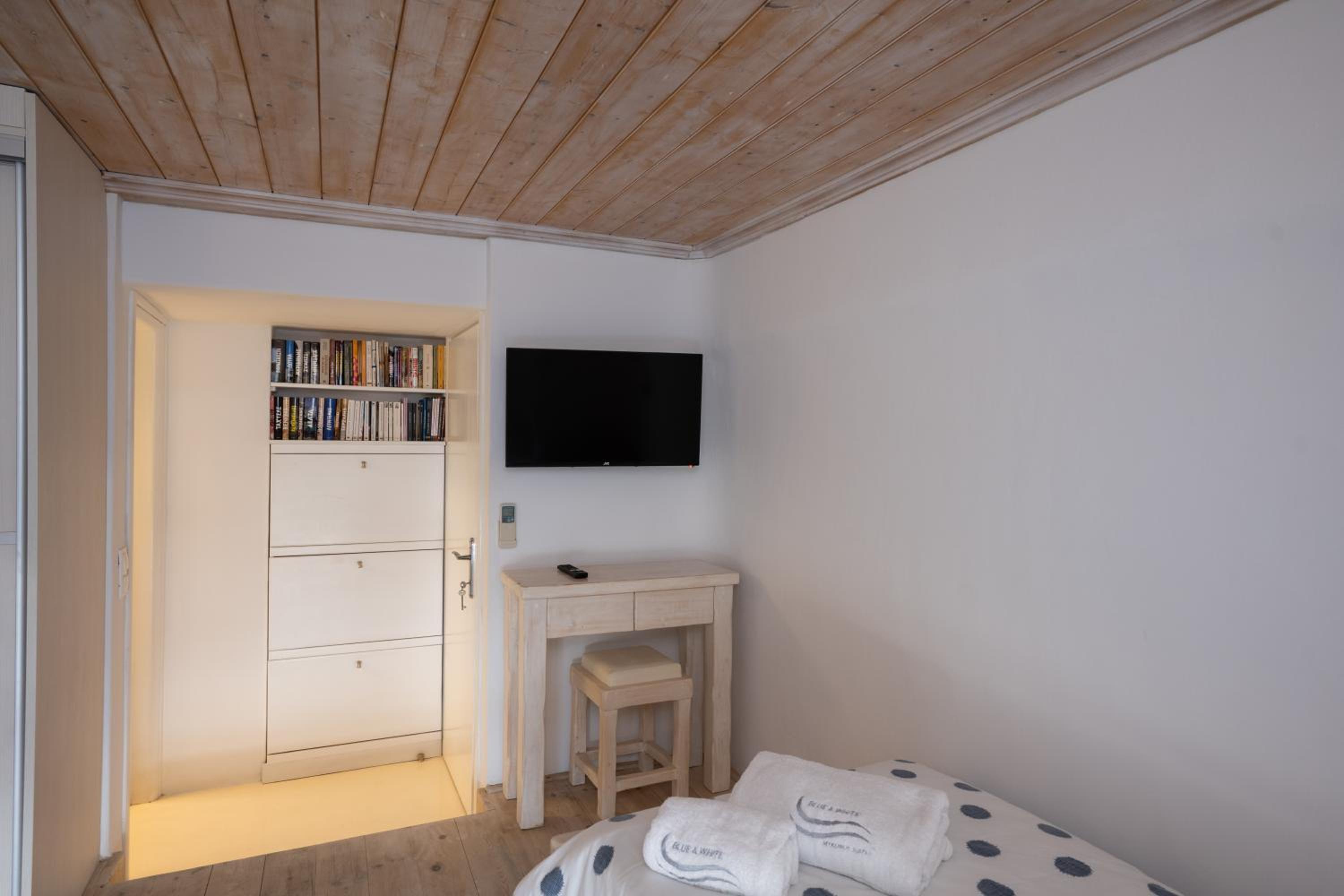 Blue, White and Grey Suites