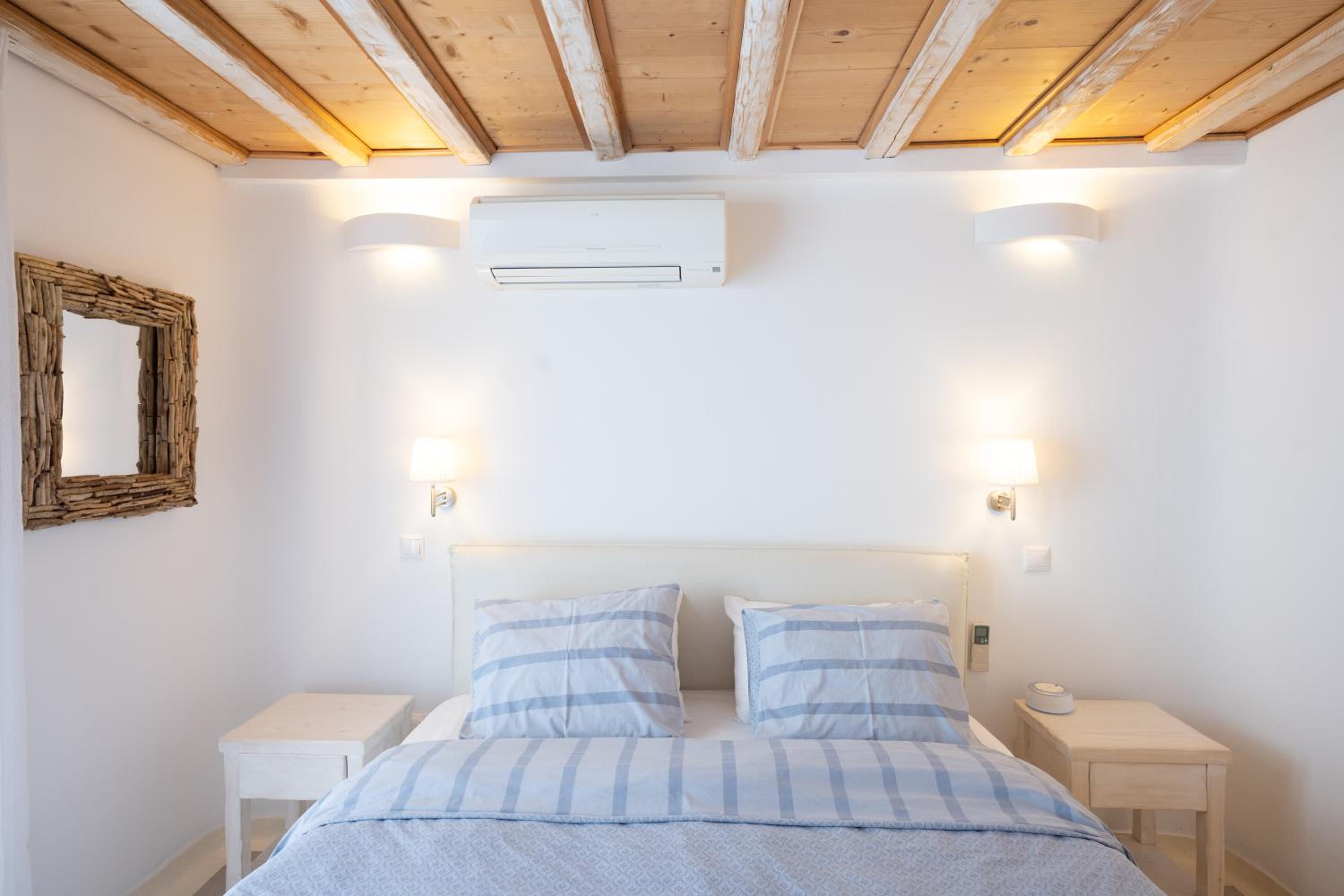 Blue, White and Grey Suites