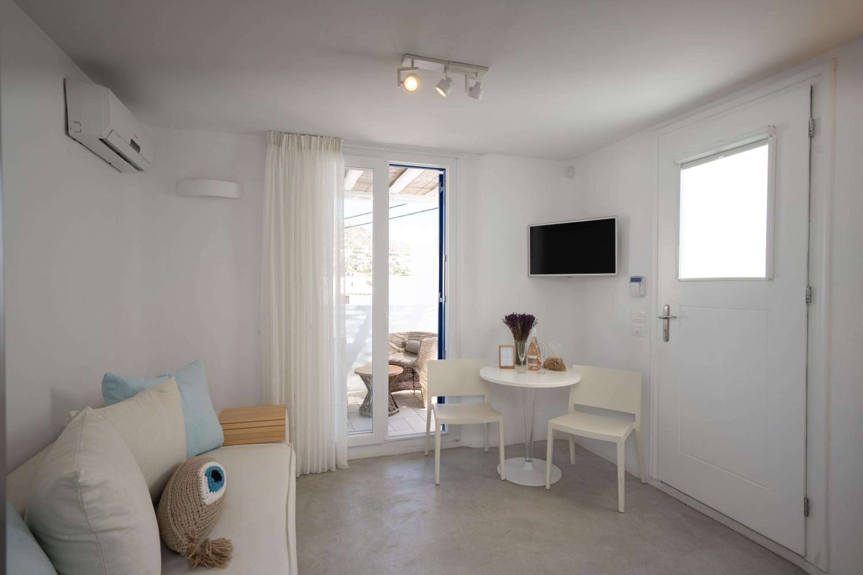 Blue, White and Grey Suites