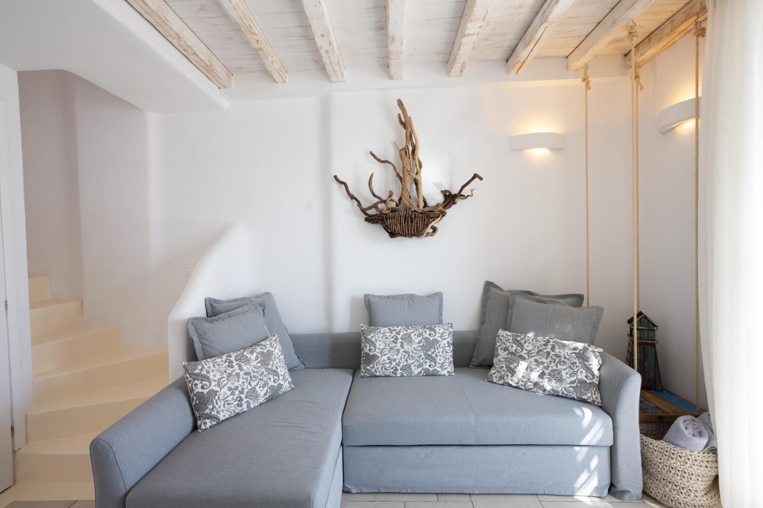 Blue, White and Grey Suites