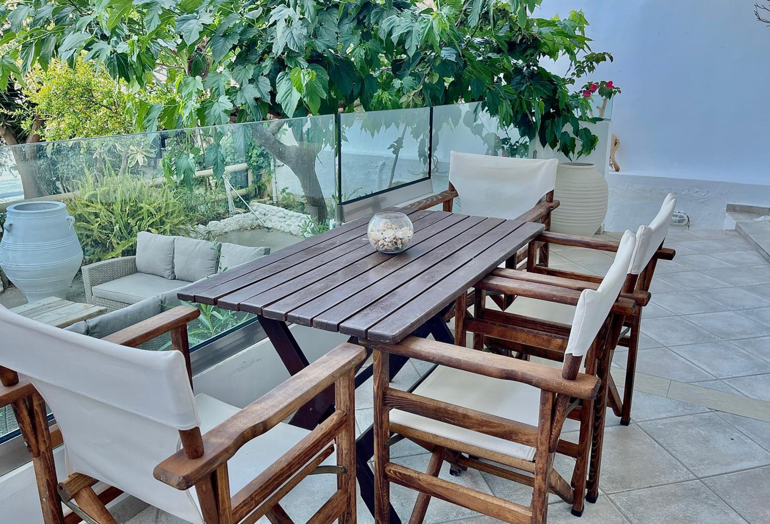 outdoor BBQ area