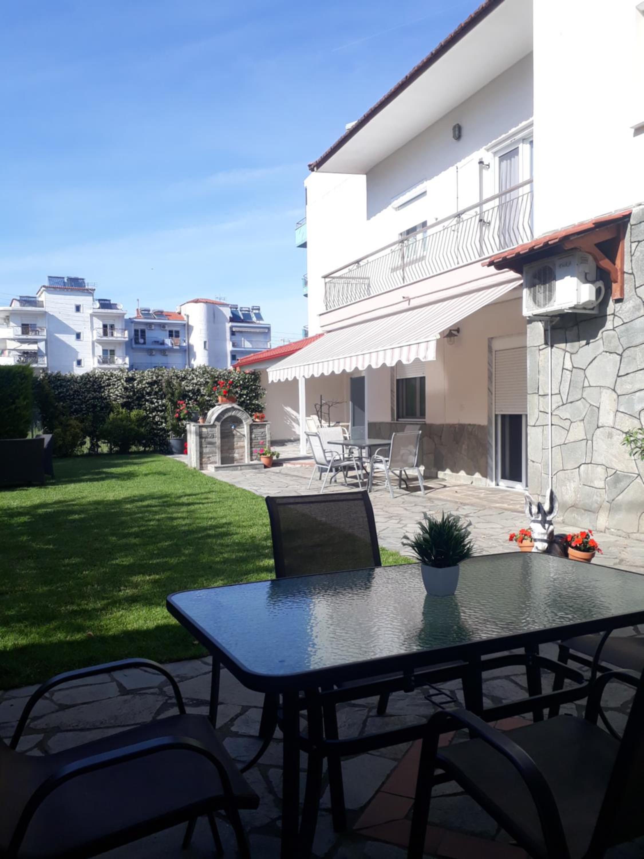 outdoor BBQ area