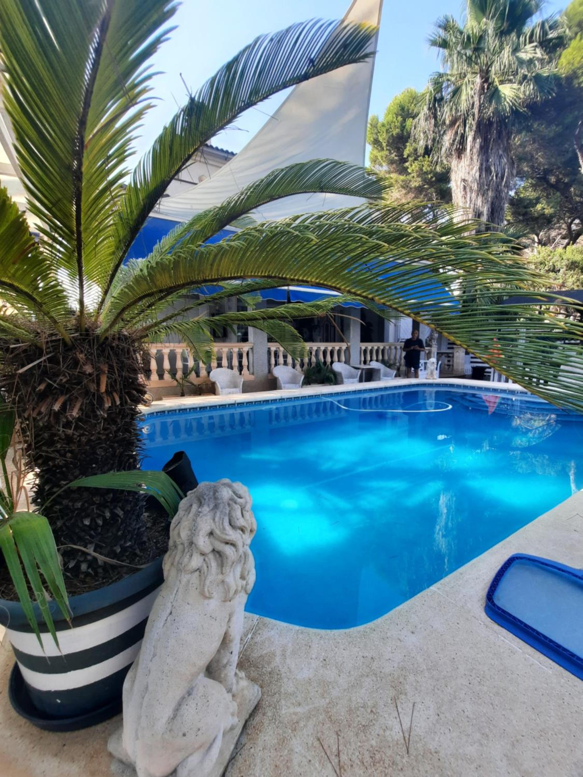 Villa Matias Pool and beach view 5