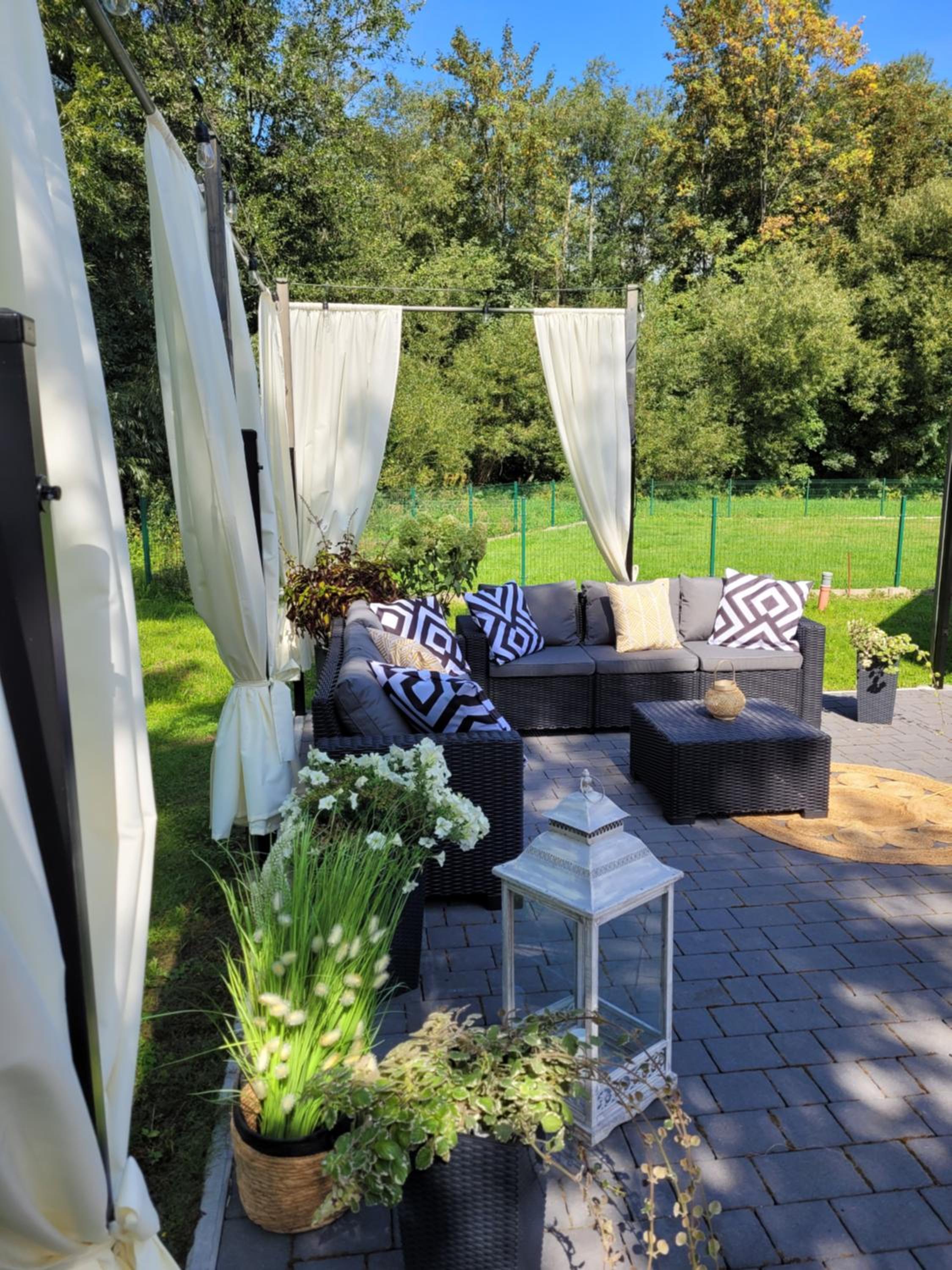 outdoor BBQ area
