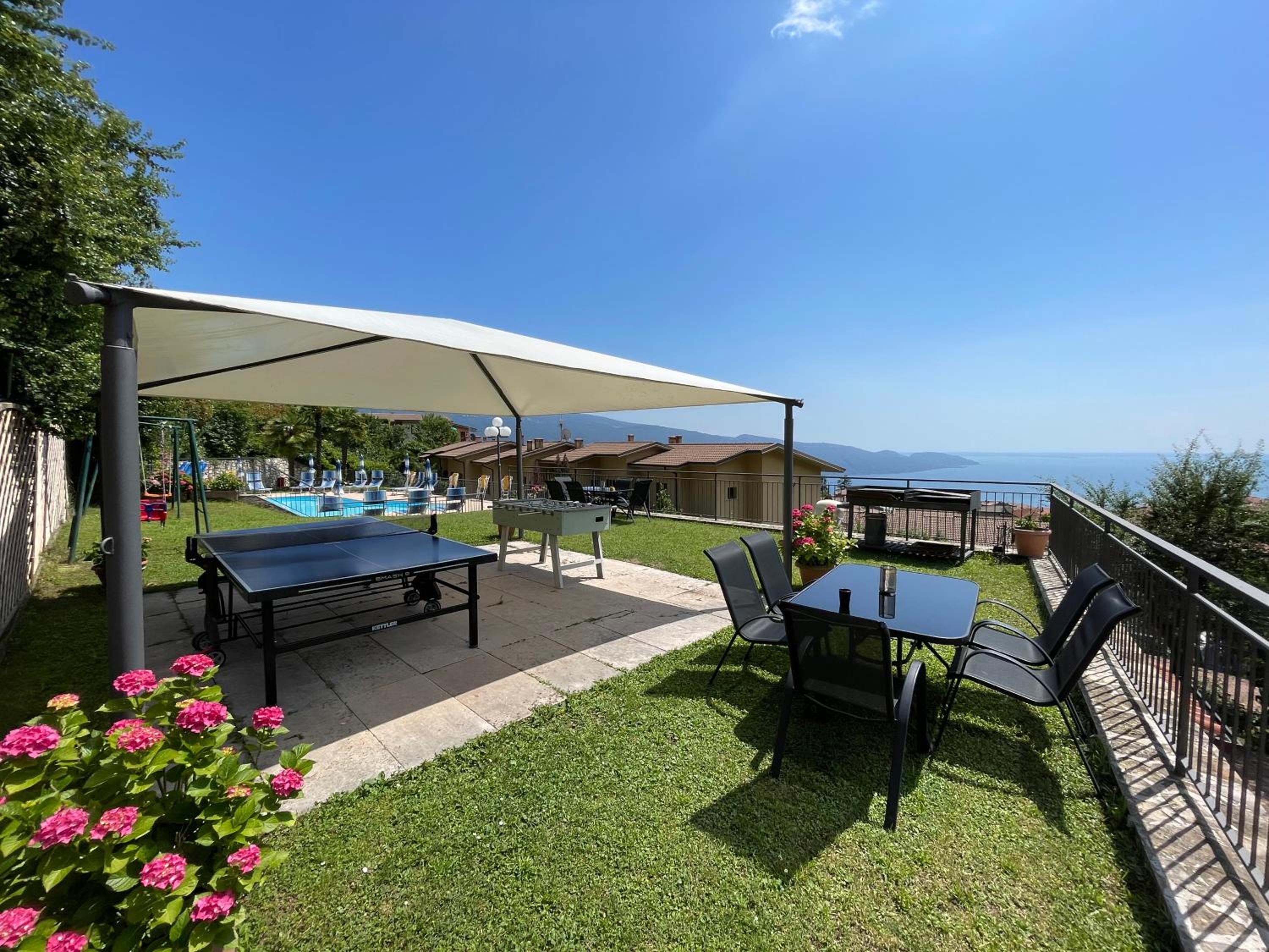 outdoor BBQ area