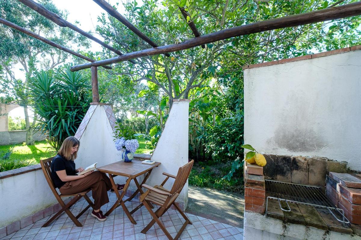 outdoor BBQ area