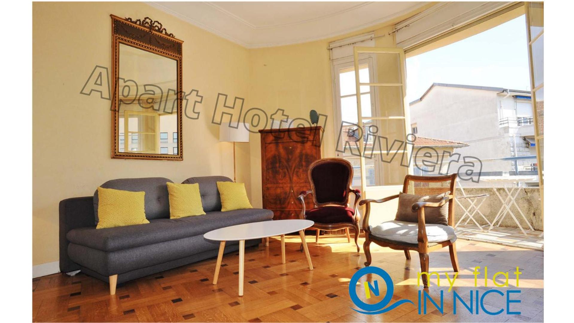 ApartHotel Riviera - Grimaldi - Carré d'Or - Bigger 1 bedroom apartement AC - Balcony - 5mn Promenade des Anglais - BALCON PALAIS ALPHONSE KARR 1 photo 3