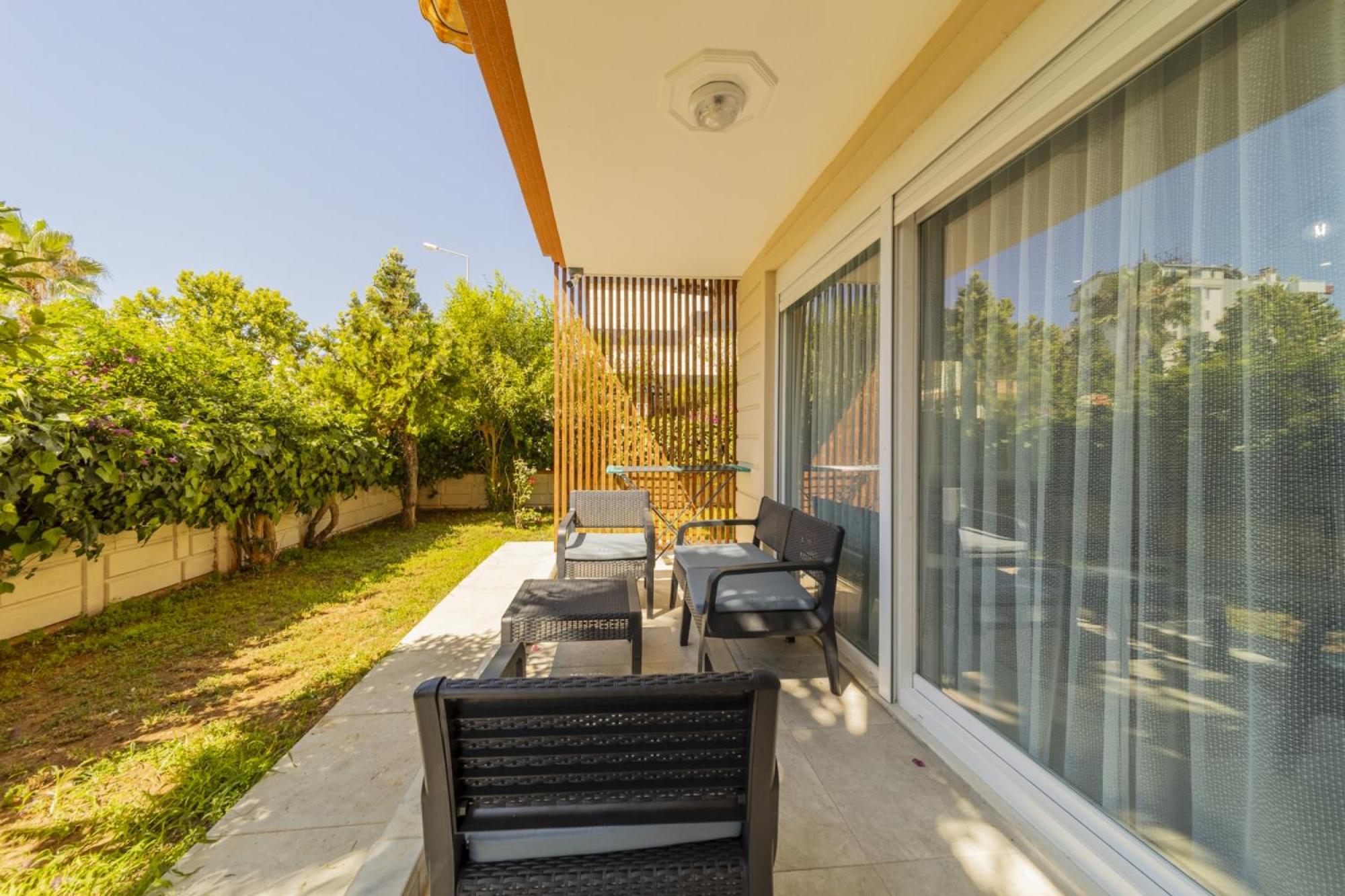 outdoor BBQ area