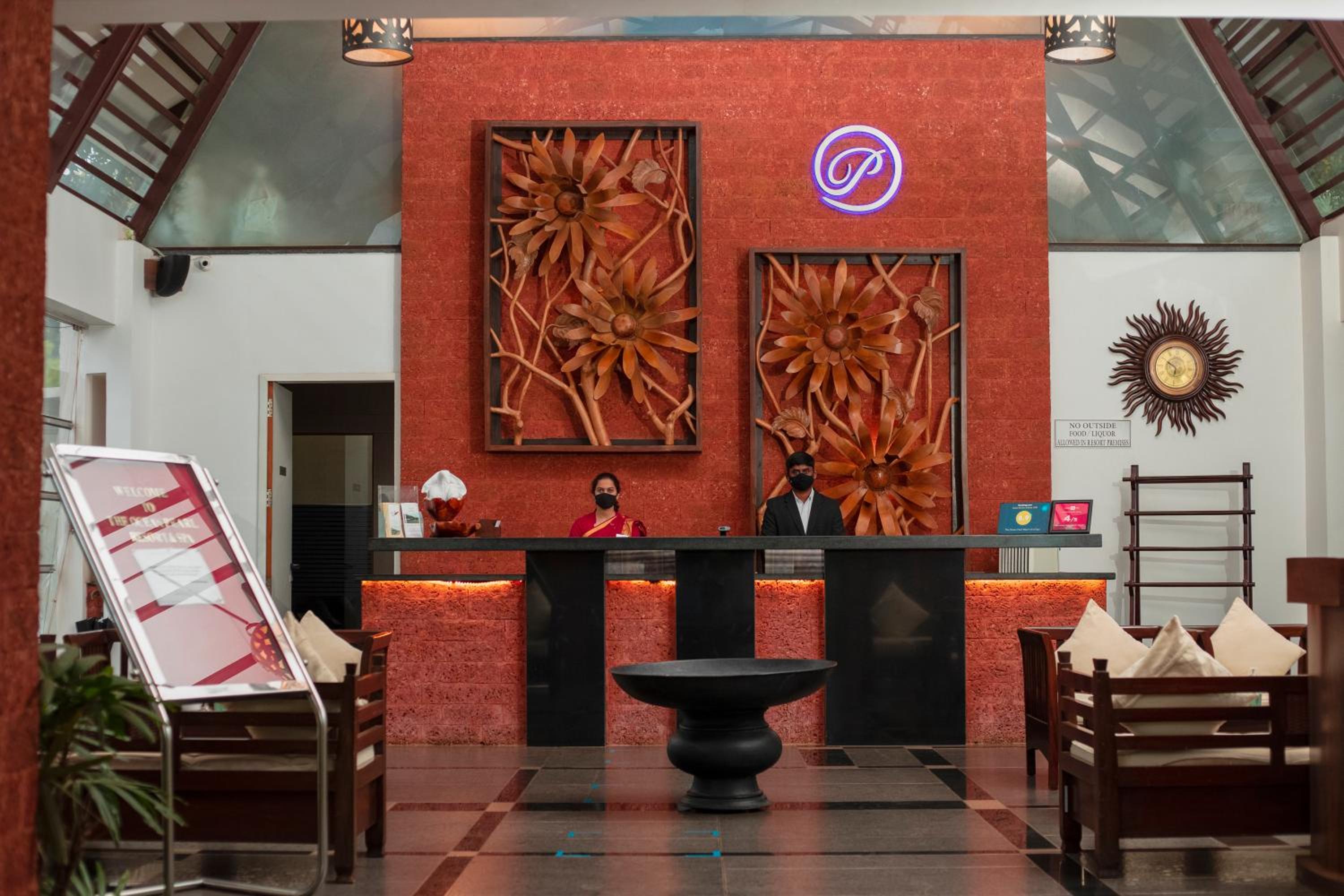hotel reception