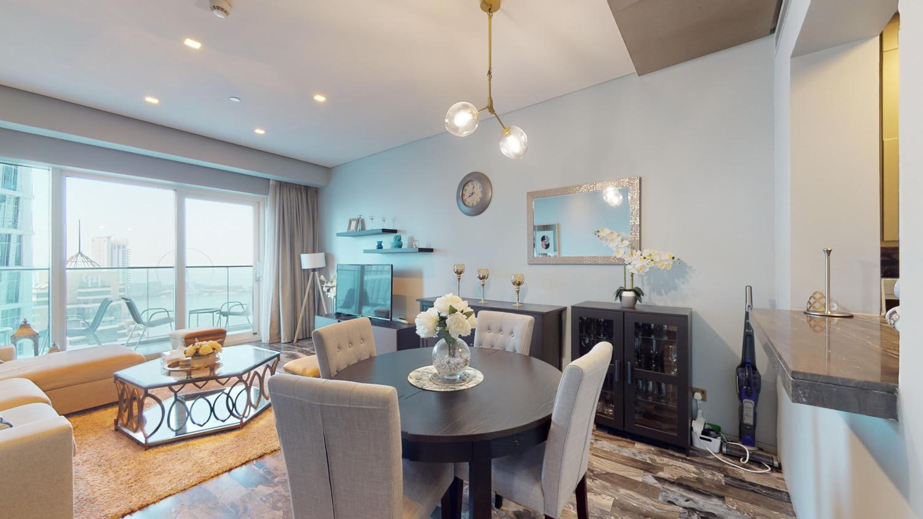 DH58 - High end 1BR, Palm views in Damac Heights tower