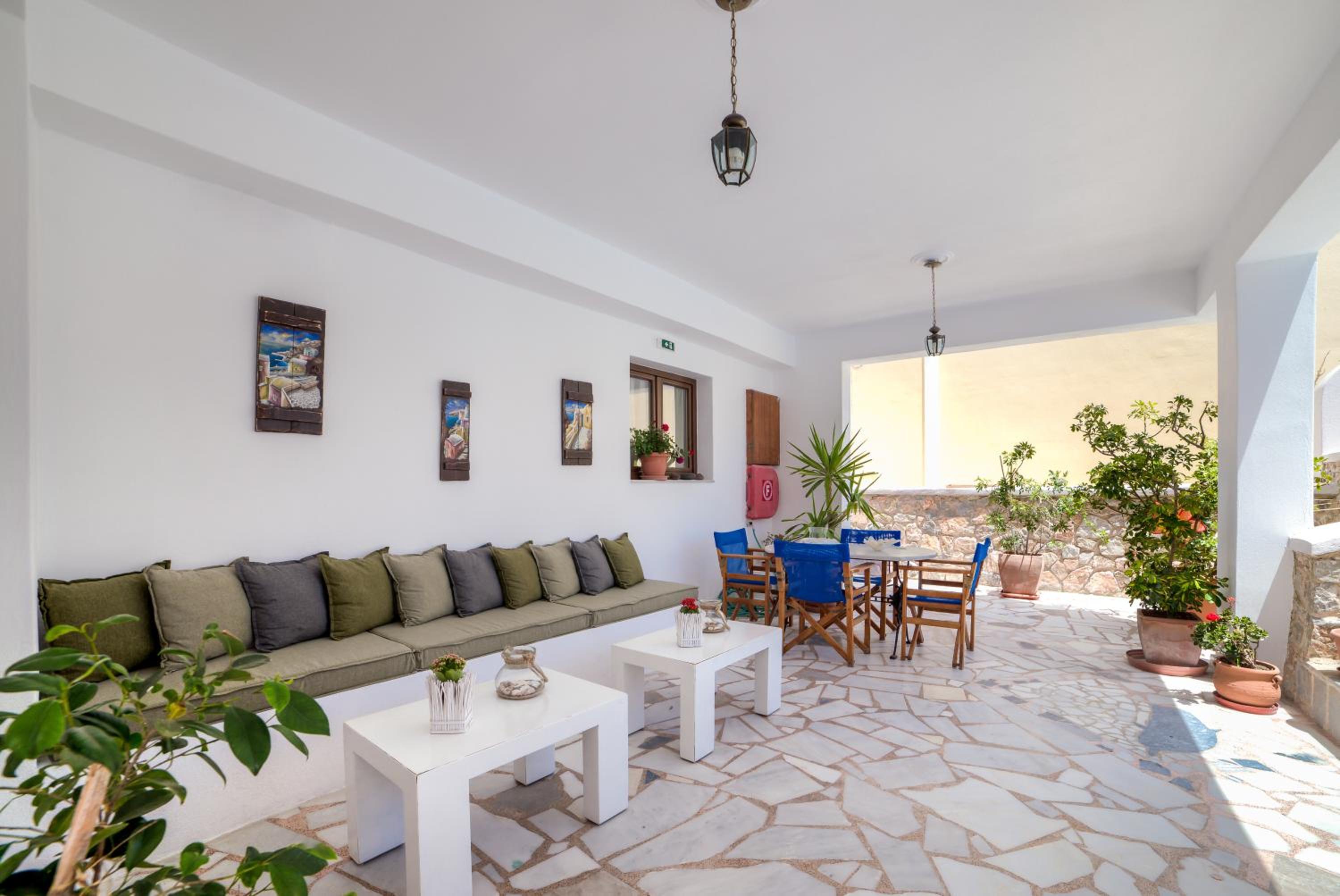 outdoor BBQ area