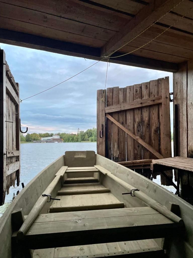Laivu māja uz Alūksnes ezera/ Boat house on a Lake