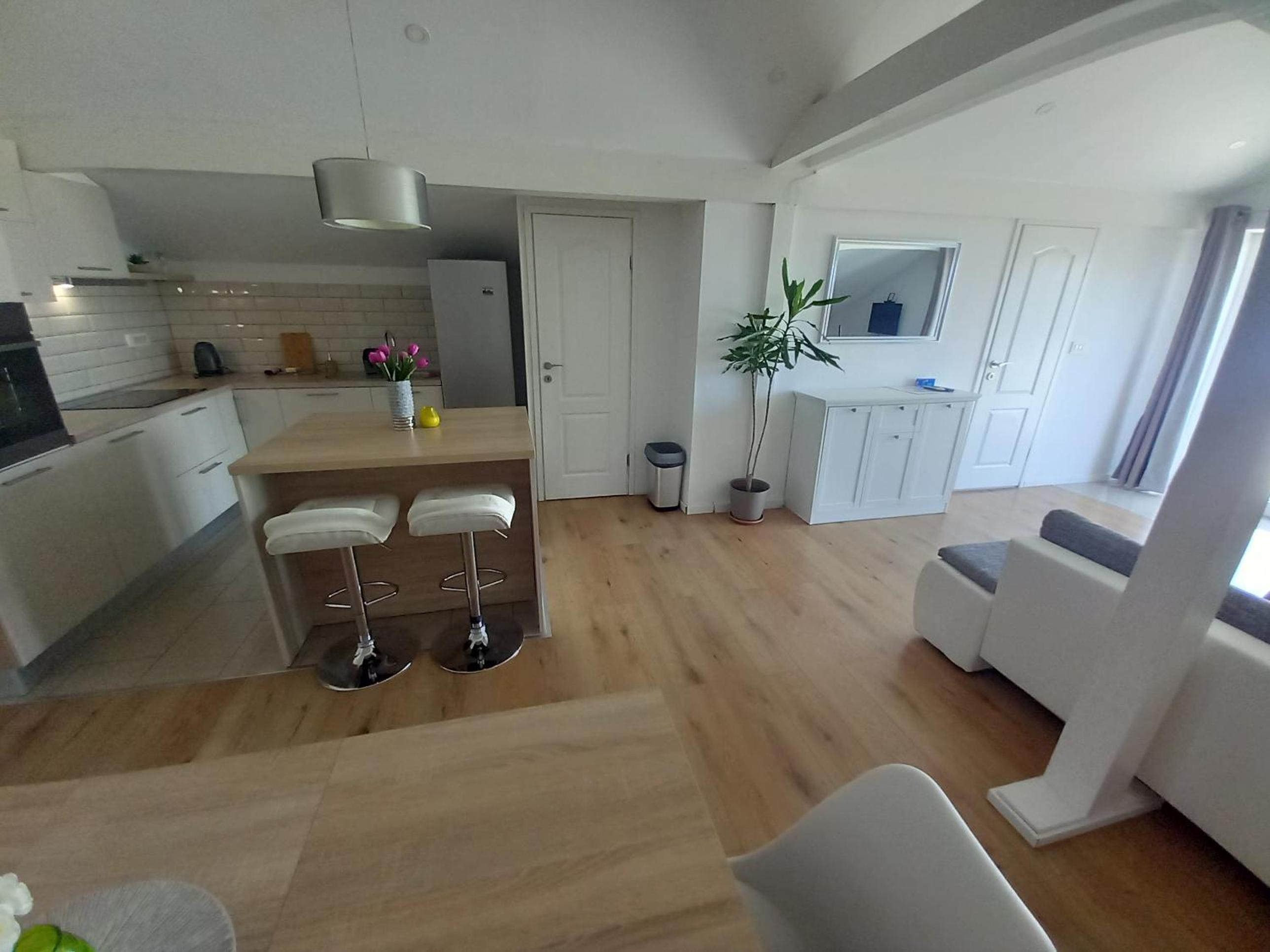 One bedroom loft apartment with nice view
