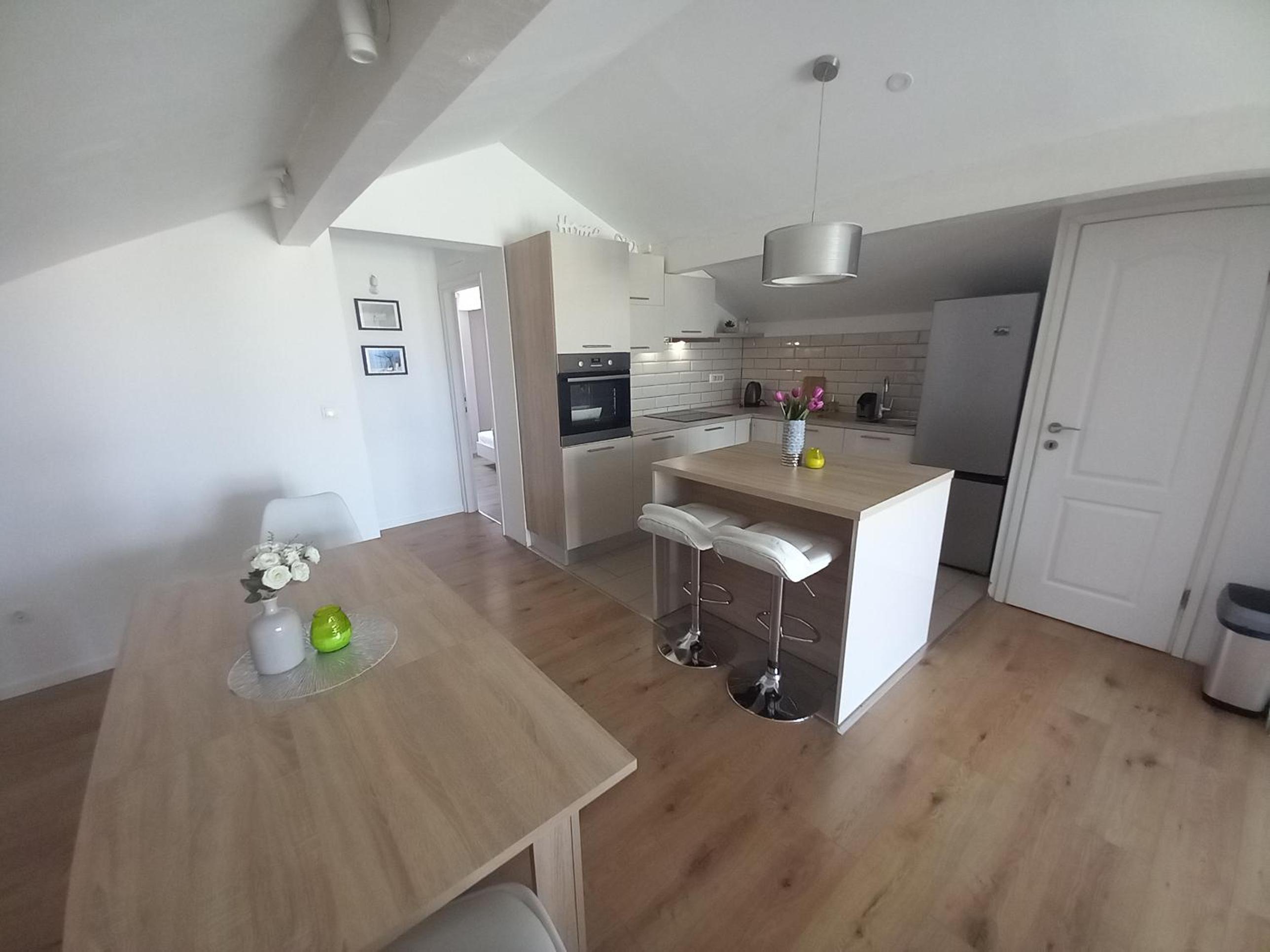 One bedroom loft apartment with nice view