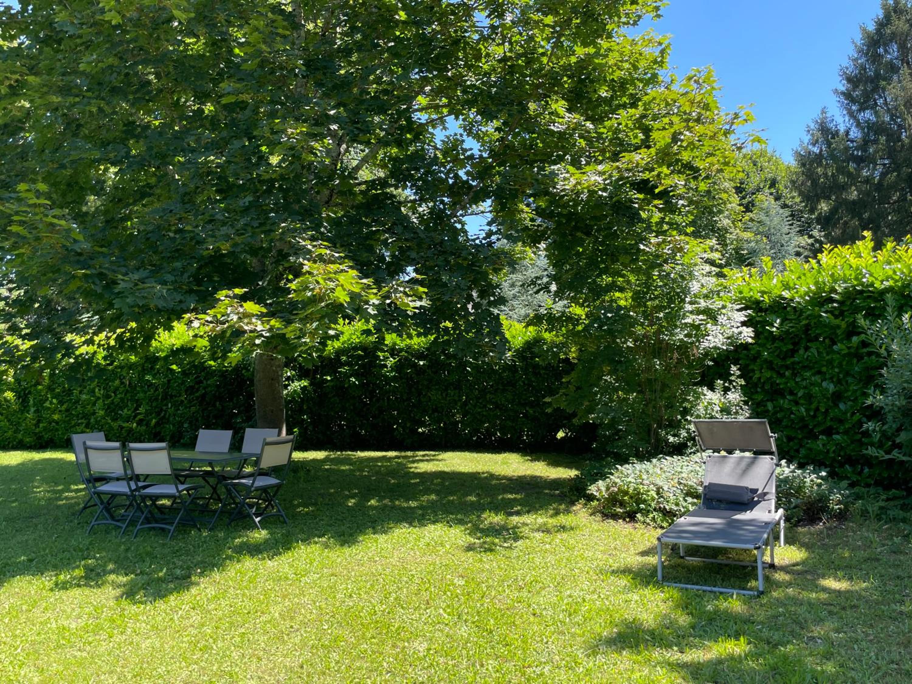 outdoor BBQ area