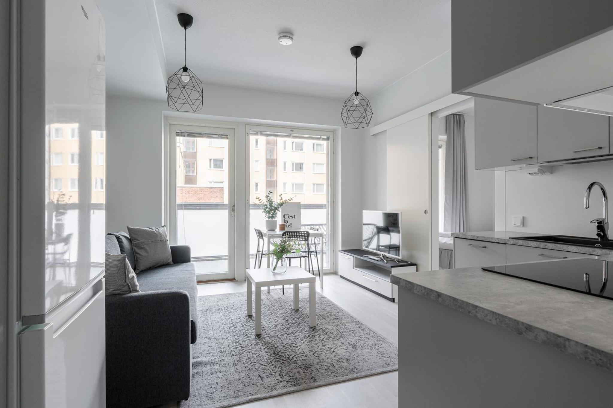 2ndhomes Tampere "Pikku Aleksi" - Apartment with Best Location & Balcony view 3