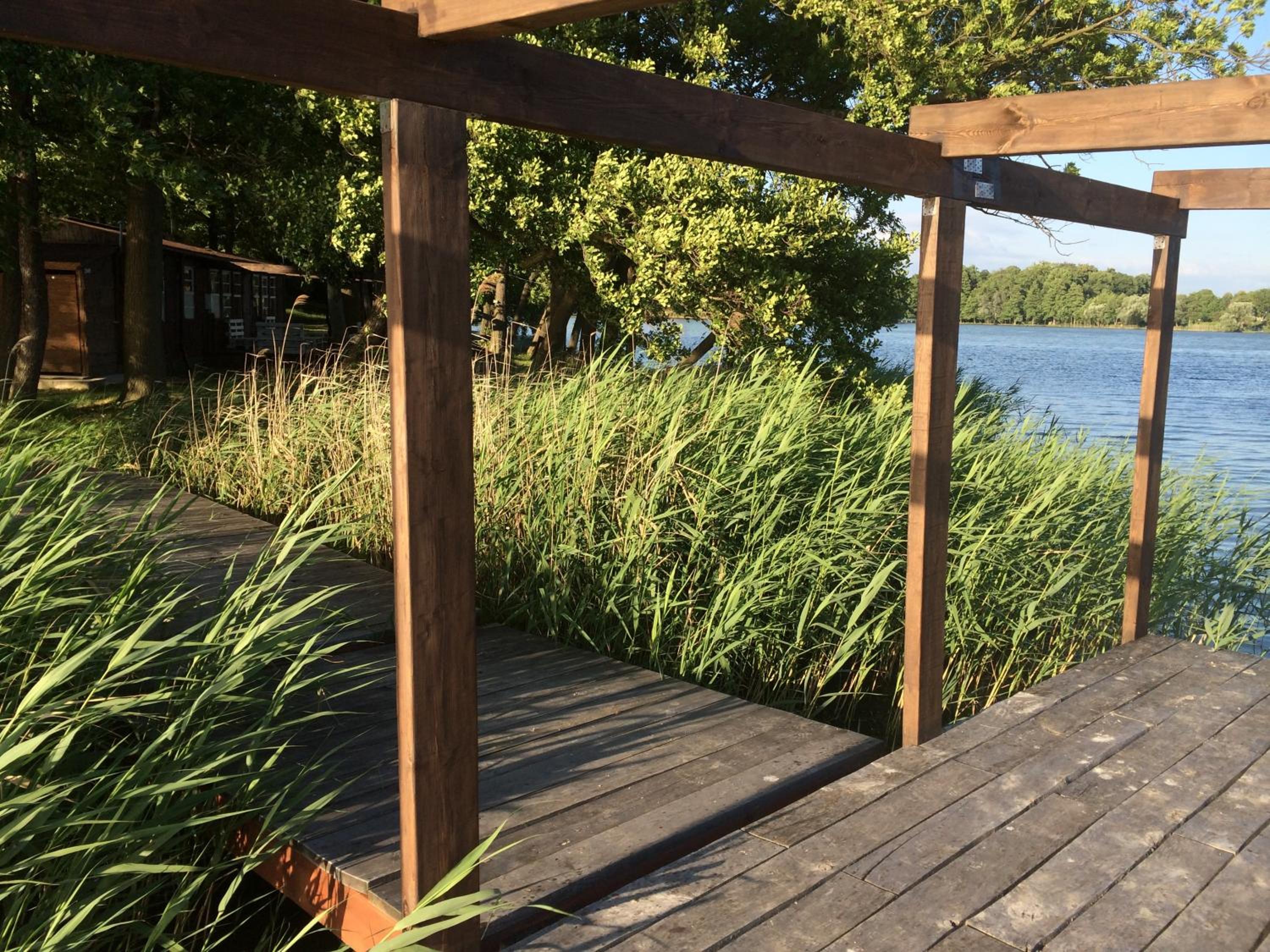 outdoor BBQ area