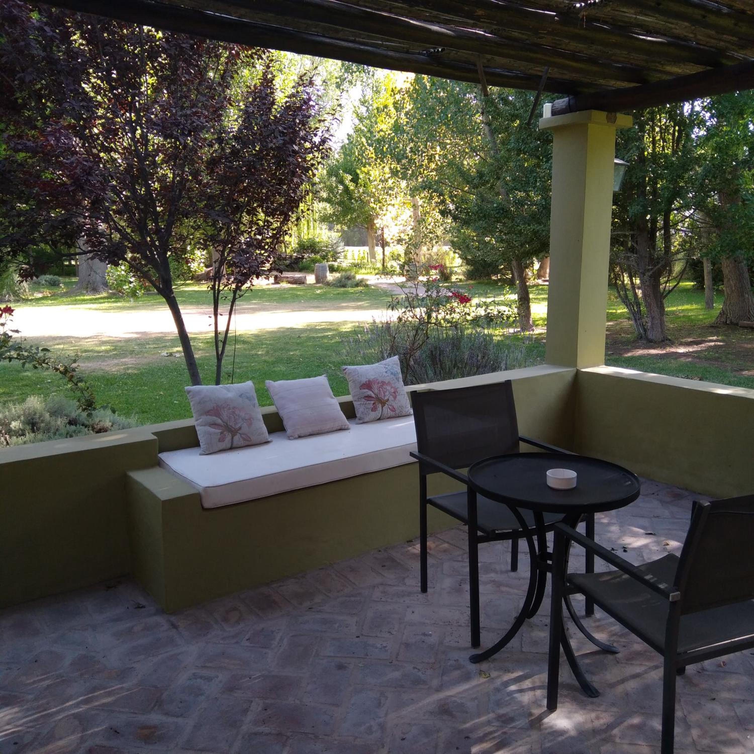 outdoor BBQ area