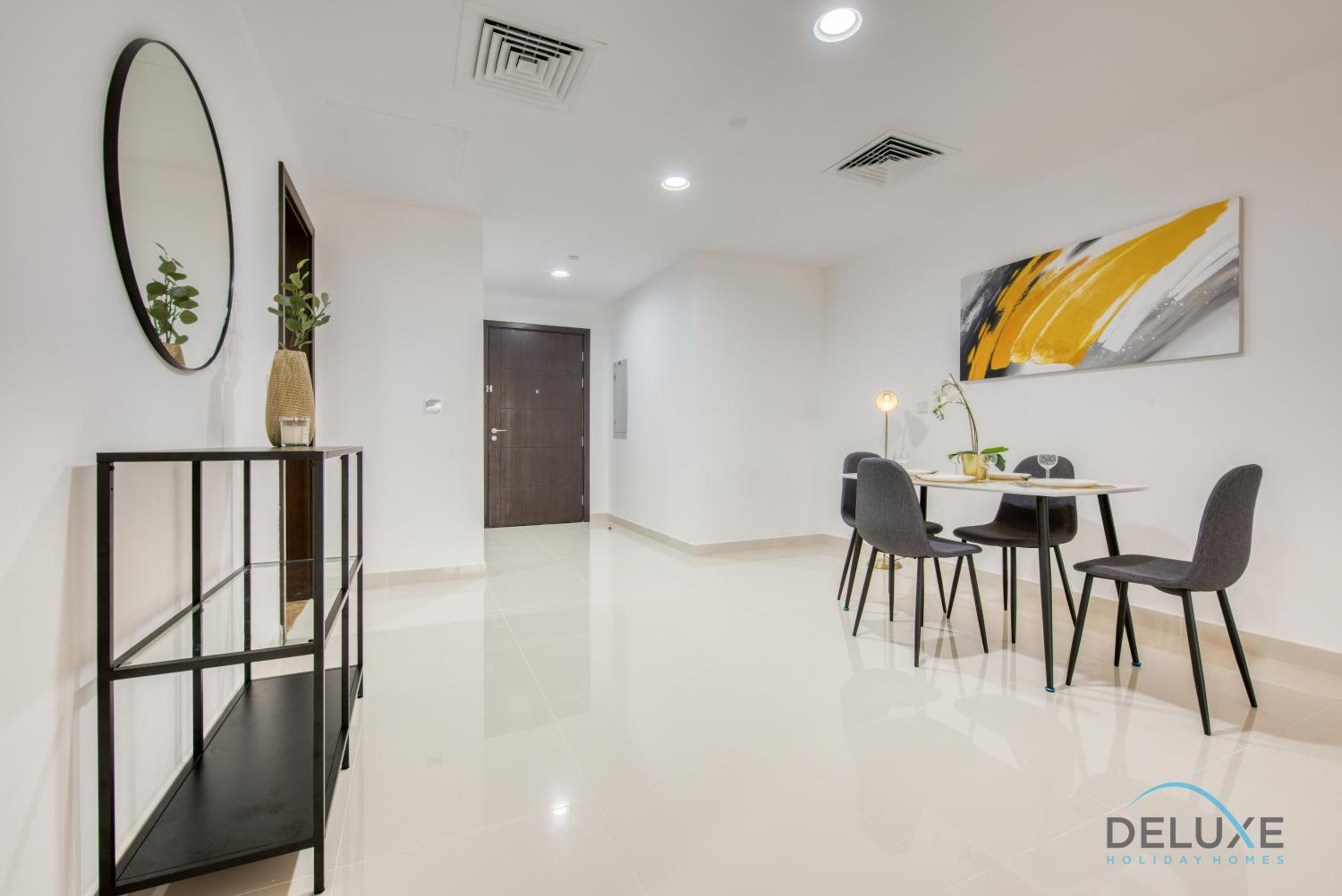 Vivid 2BR at Canal Residences West Dubai Sports City by Deluxe Holiday Homes