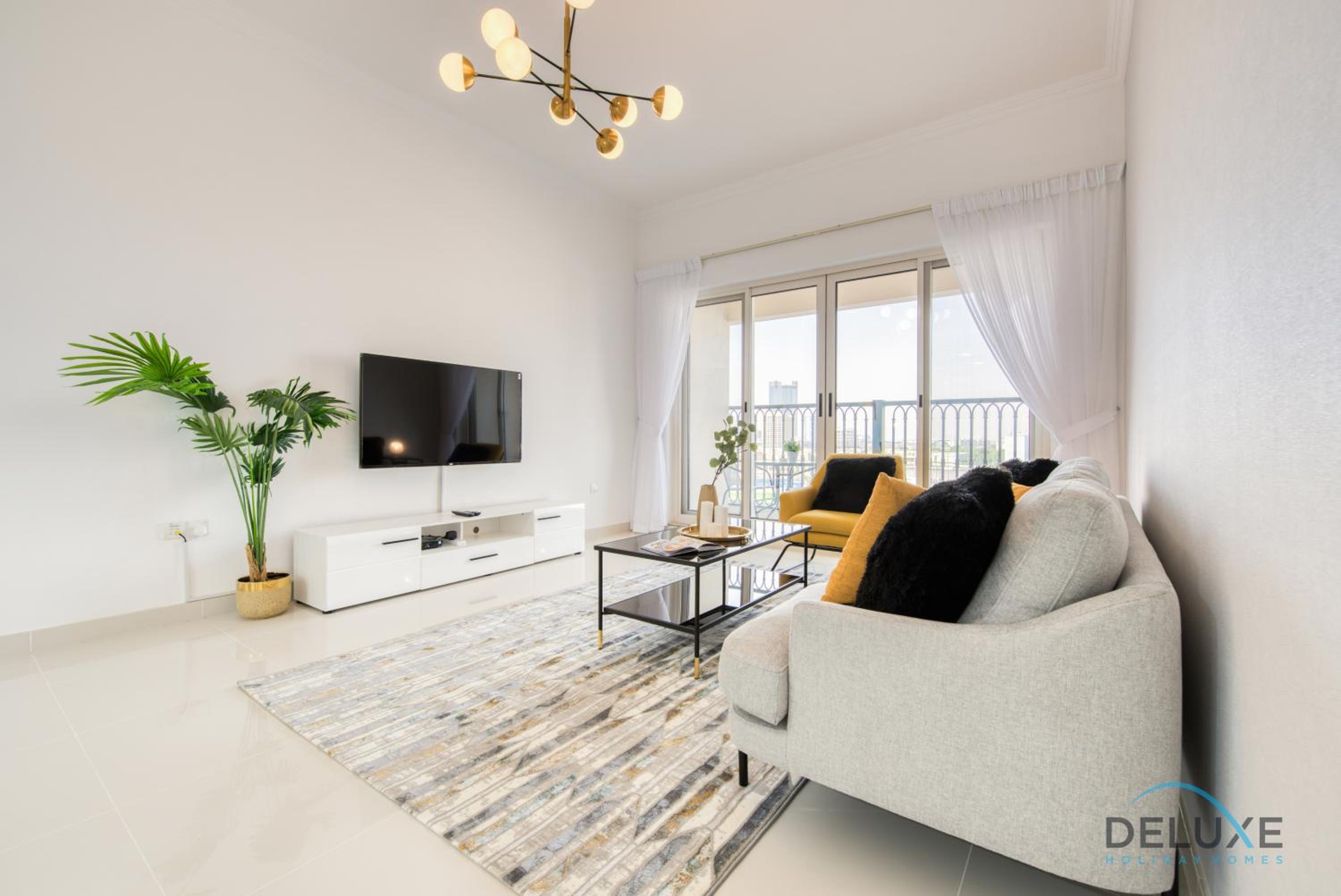 Vivid 2BR at Canal Residences West Dubai Sports City by Deluxe Holiday Homes