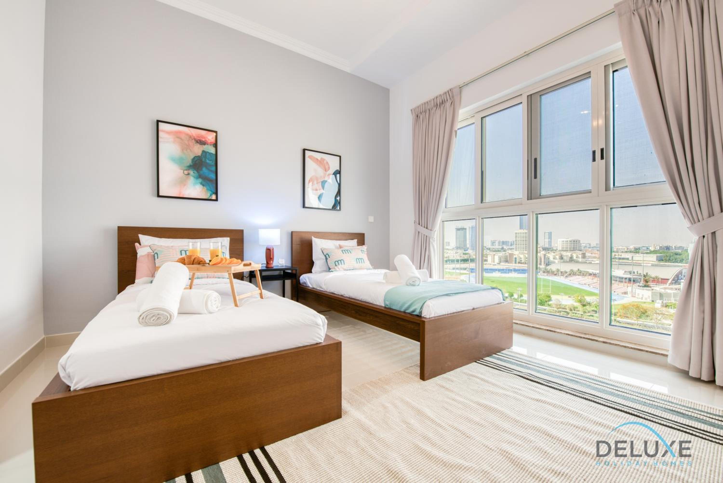Vivid 2BR at Canal Residences West Dubai Sports City by Deluxe Holiday Homes