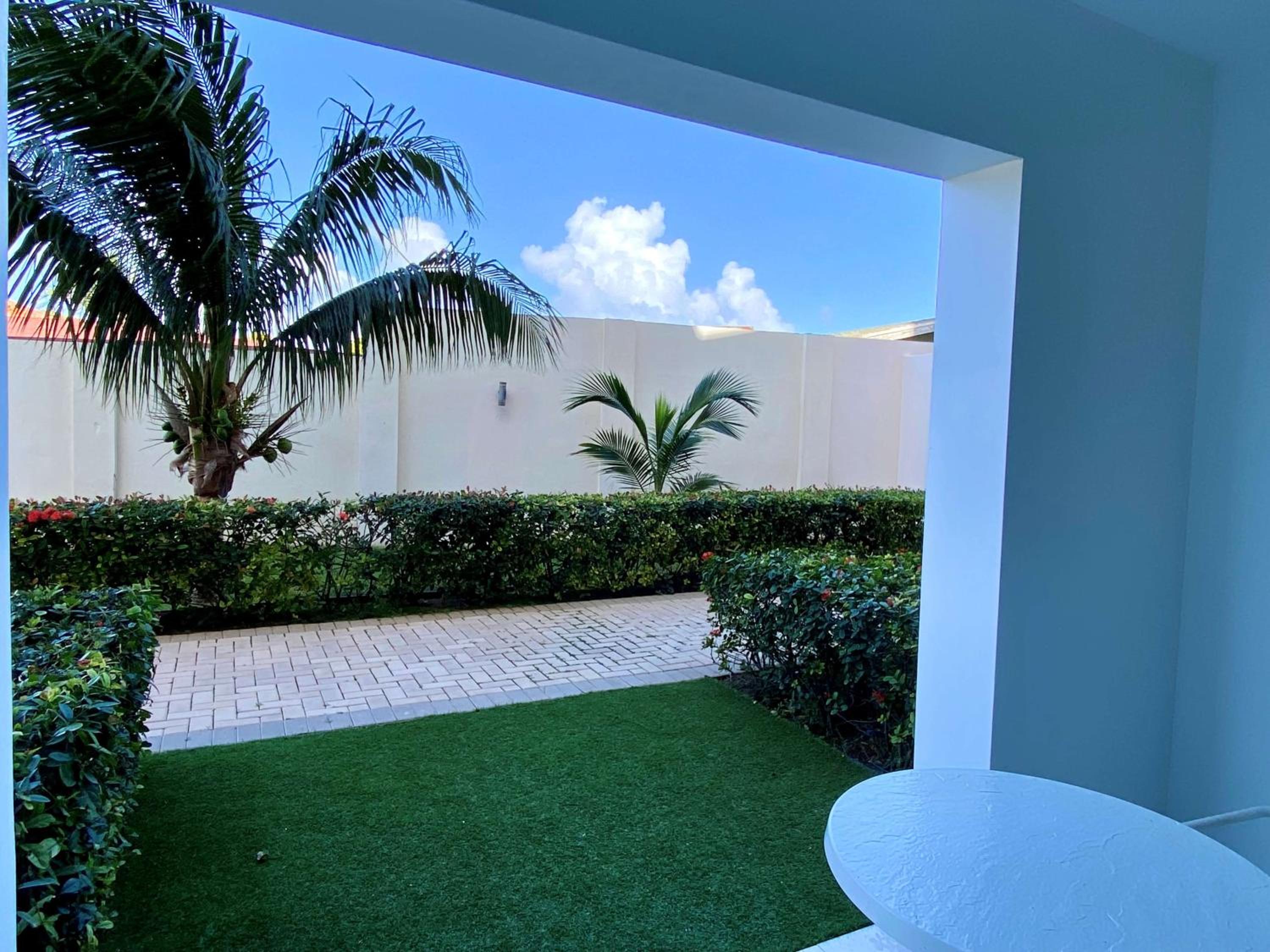 outdoor BBQ area