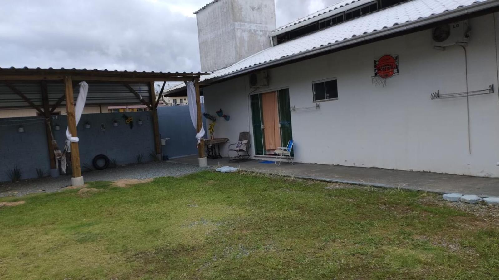 outdoor BBQ area