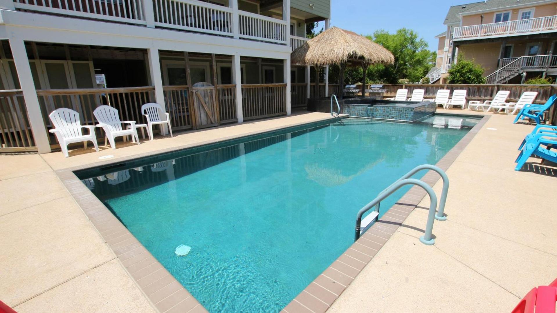 WW857, Seaquest Resort- Oceanside, 7 BRs, Pool Table, Priv Pool, Hot Tub