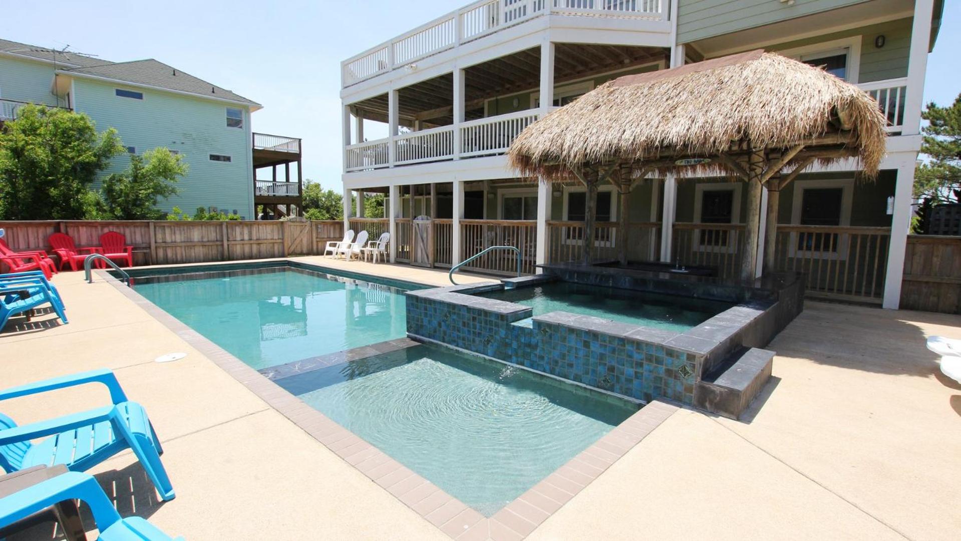 WW857, Seaquest Resort- Oceanside, 7 BRs, Pool Table, Priv Pool, Hot Tub
