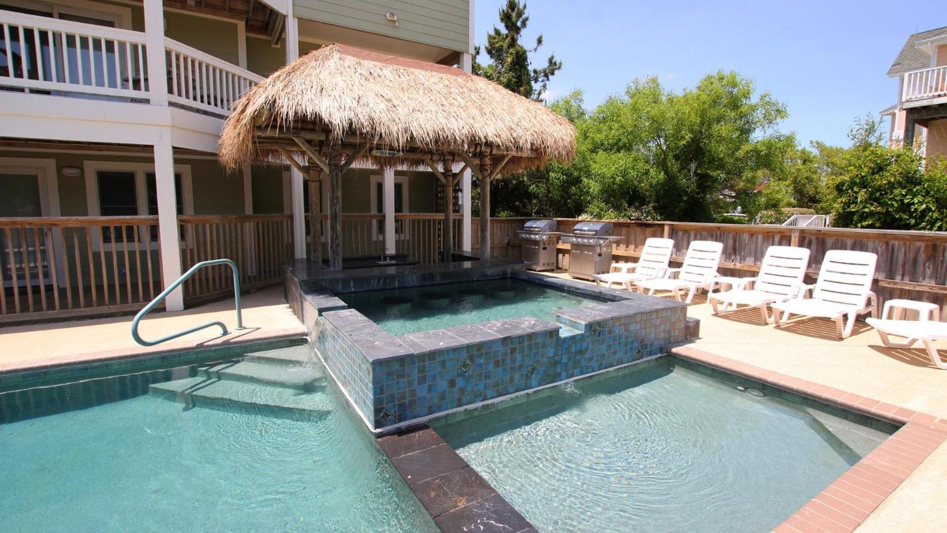 WW857, Seaquest Resort- Oceanside, 7 BRs, Pool Table, Priv Pool, Hot Tub