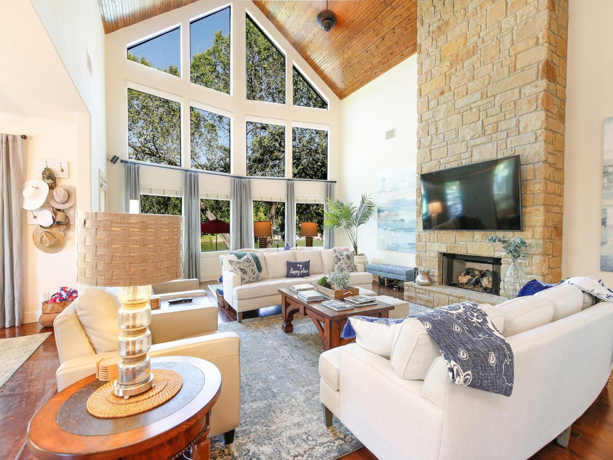 Lake LBJ Waterfront House w/ Private Boat Slip, Swimming Area with Steps to the lake view 4