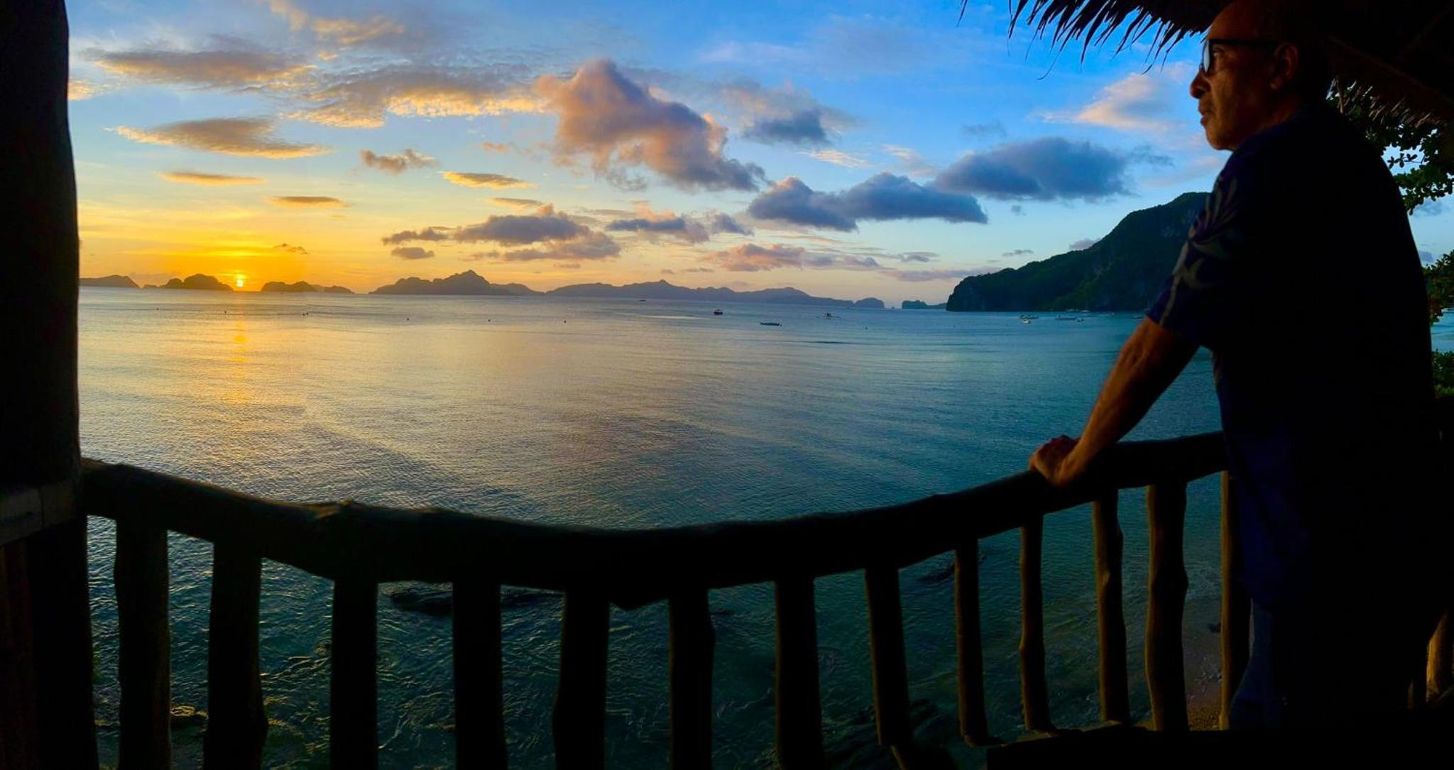Hut Sunset Island View