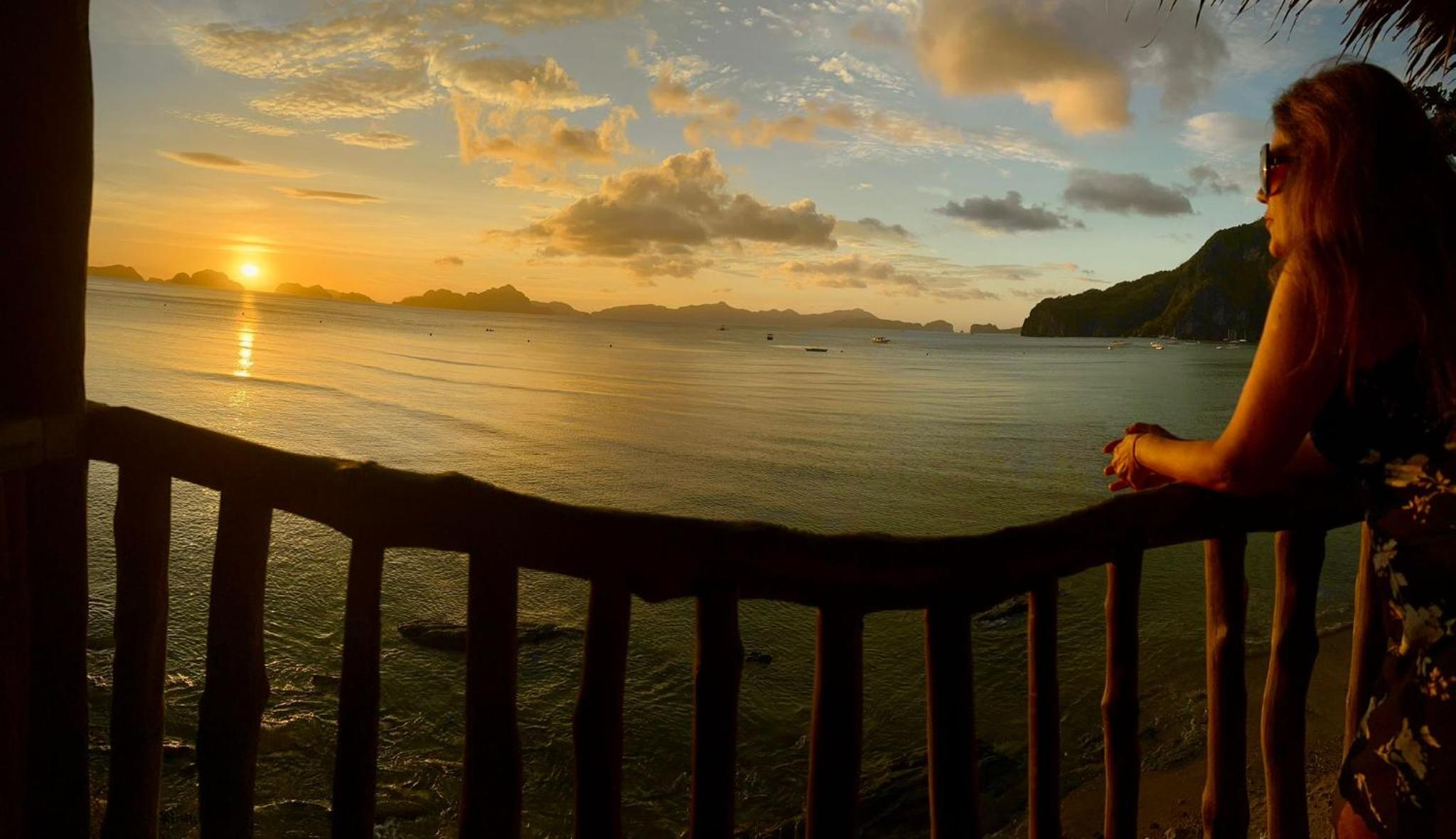Hut Sunset Island View