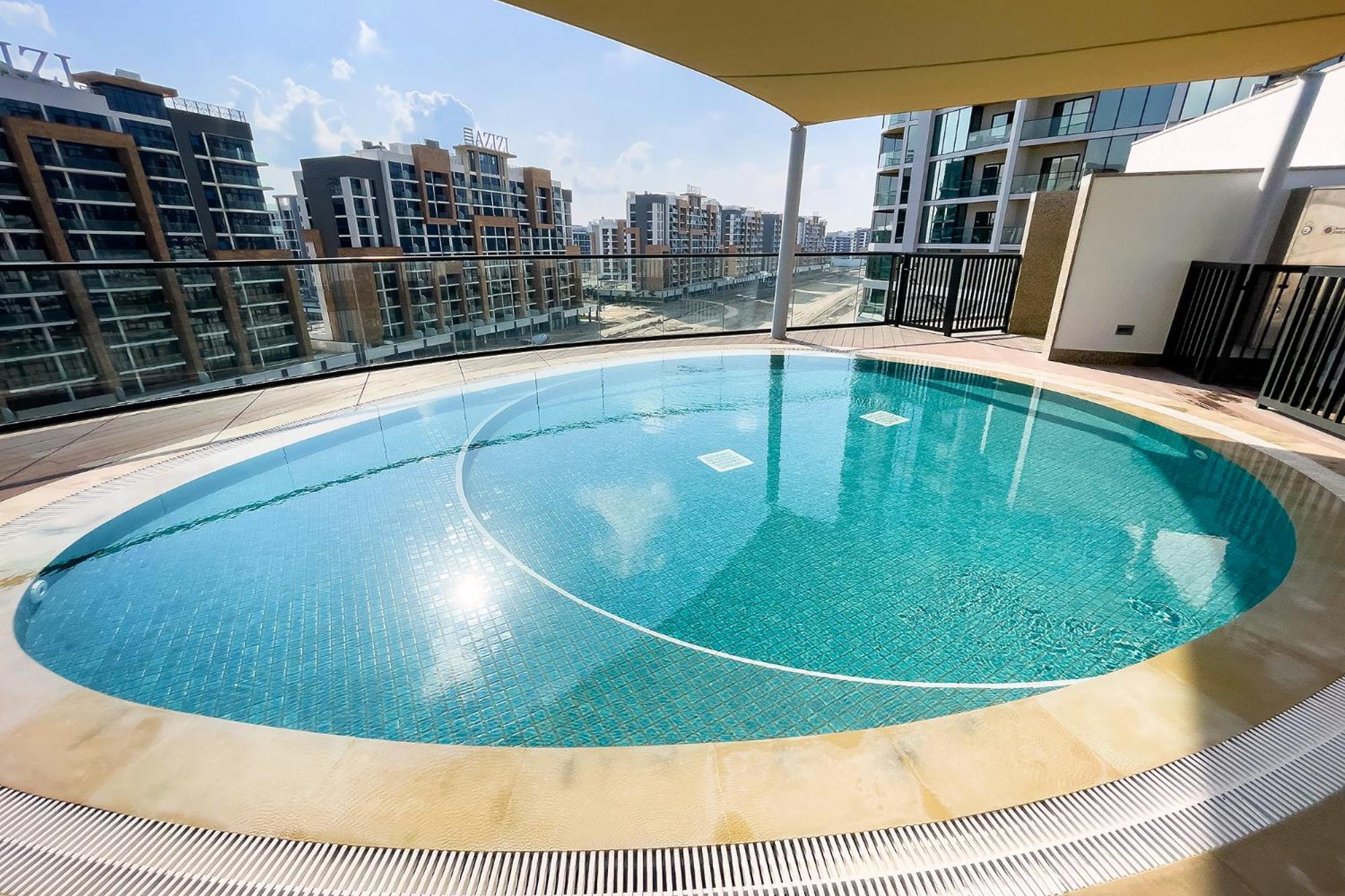 Sobha Waves 1BR with panoramic views of the city