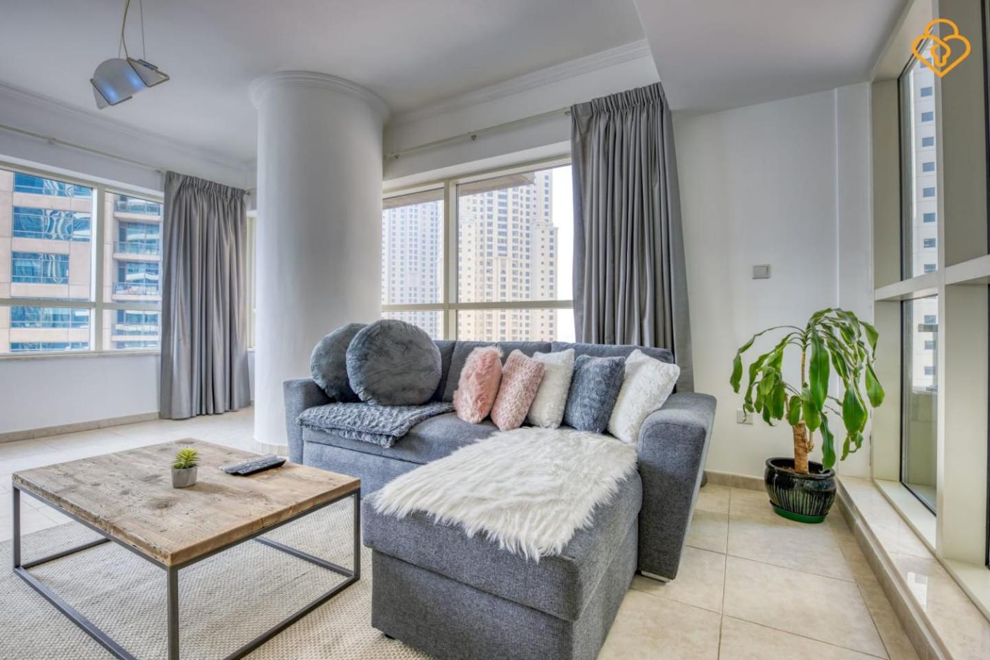 Keysplease Marina View 2 B/R Upgraded Apt near metro, Sahab Tower Dubai Marina photo 2
