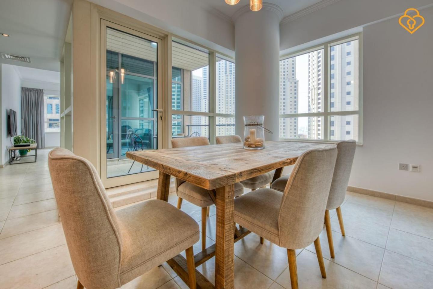 Keysplease Marina View 2 B/R Upgraded Apt near metro, Sahab Tower Dubai Marina