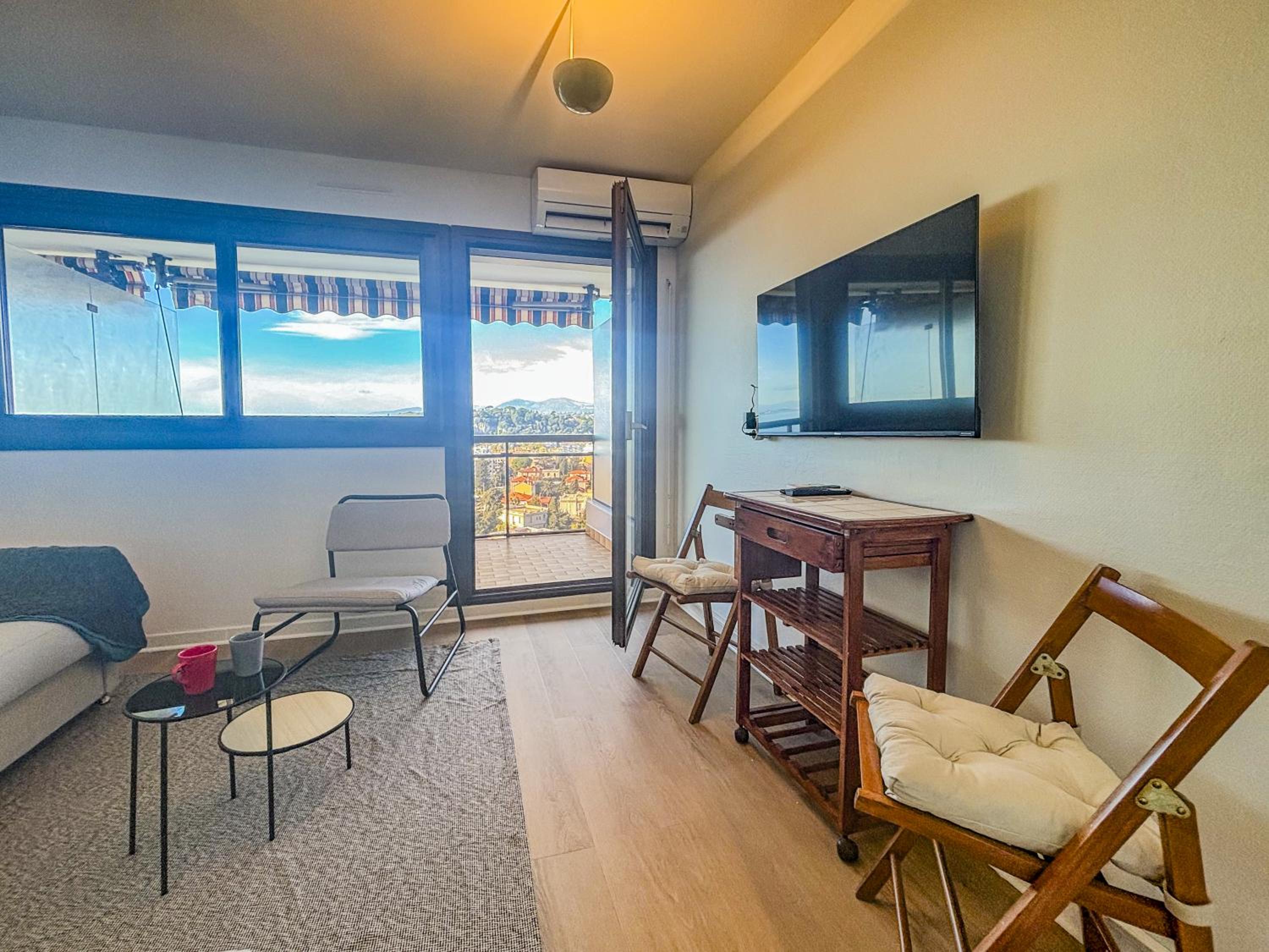 Le Baccarat - Wifi, AC, vue mer, 4 pers