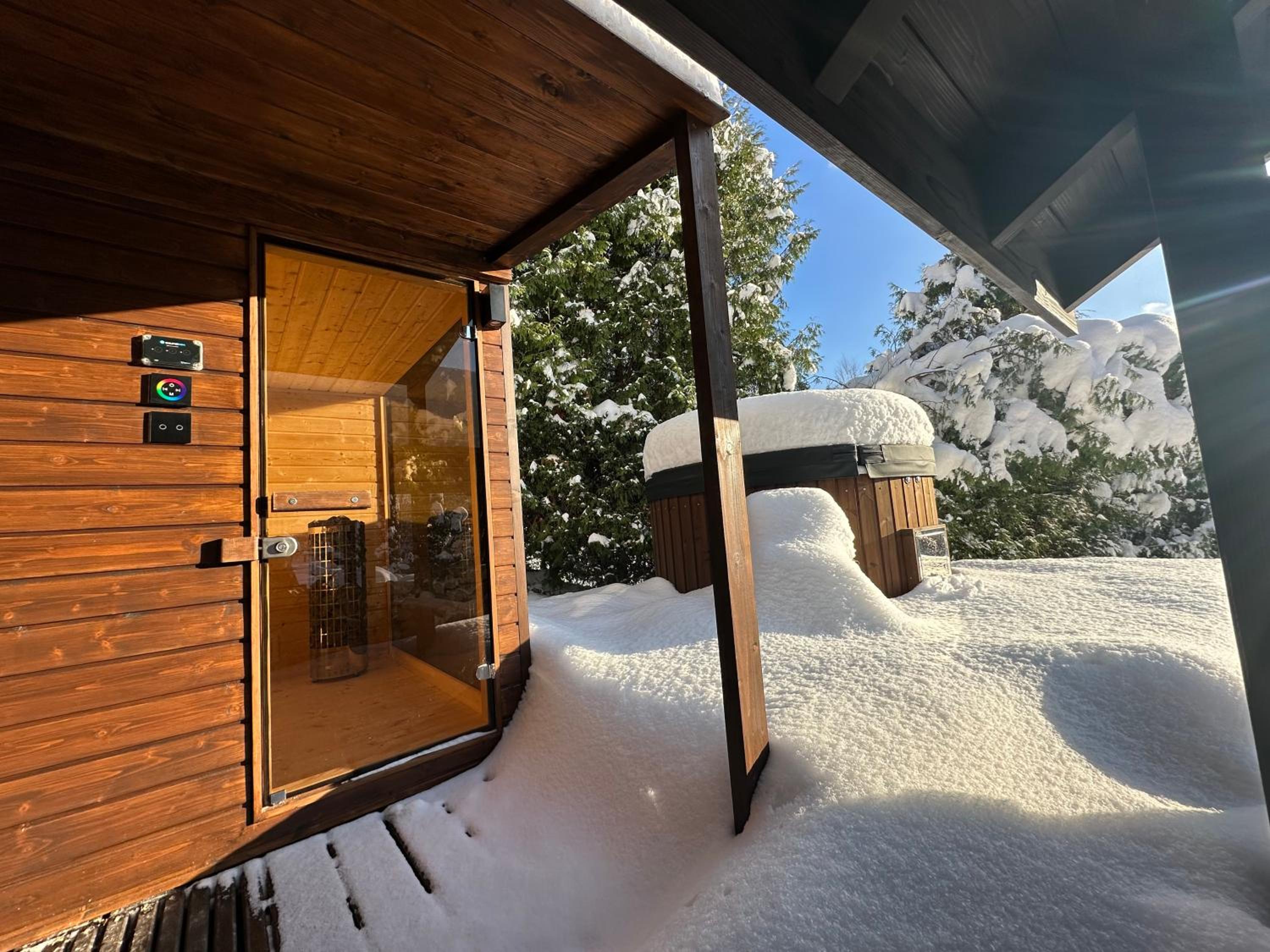 outdoor BBQ area
