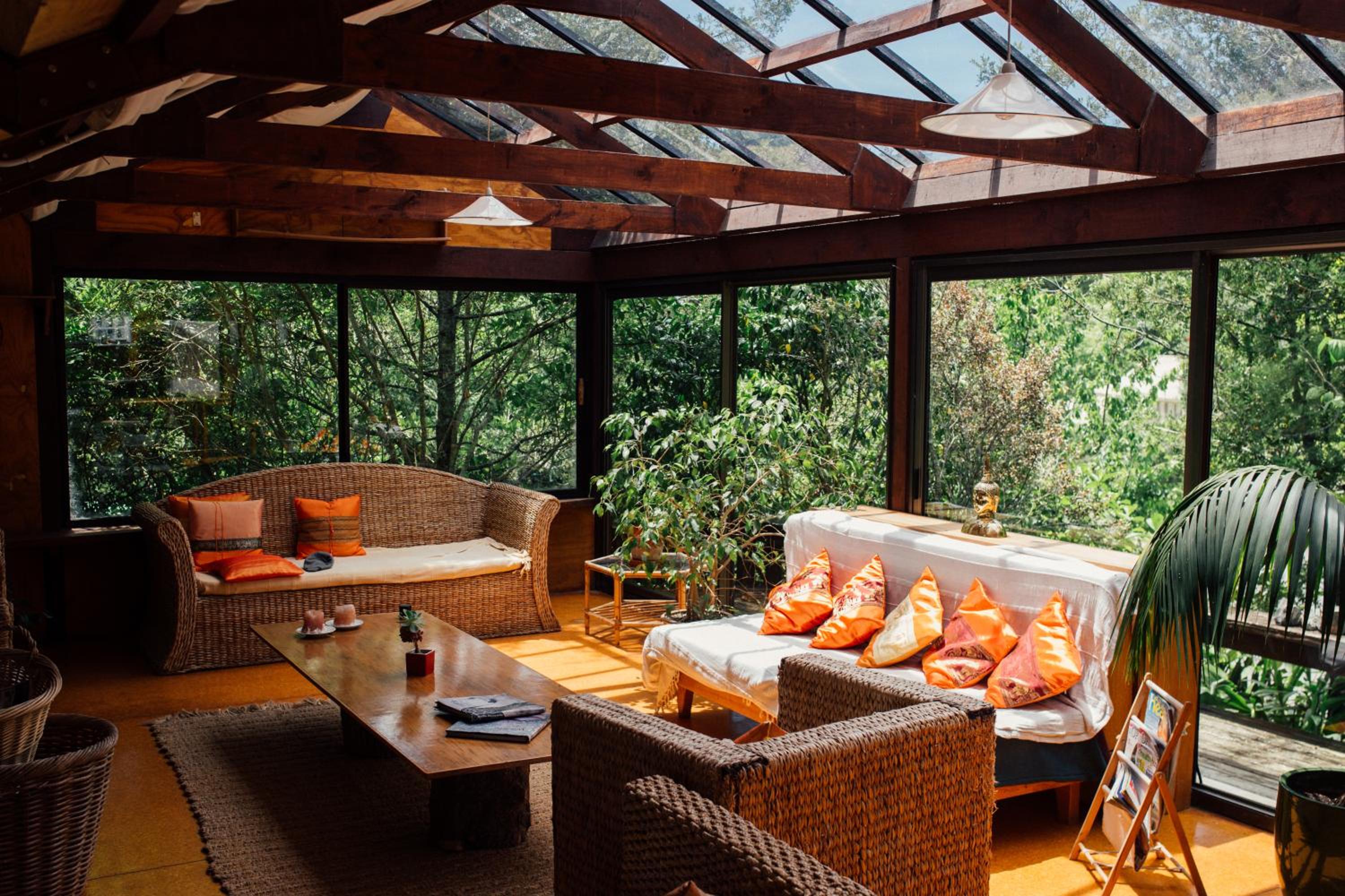 outdoor BBQ area