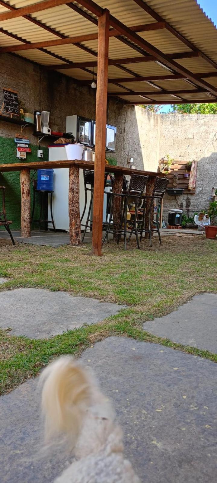 outdoor BBQ area