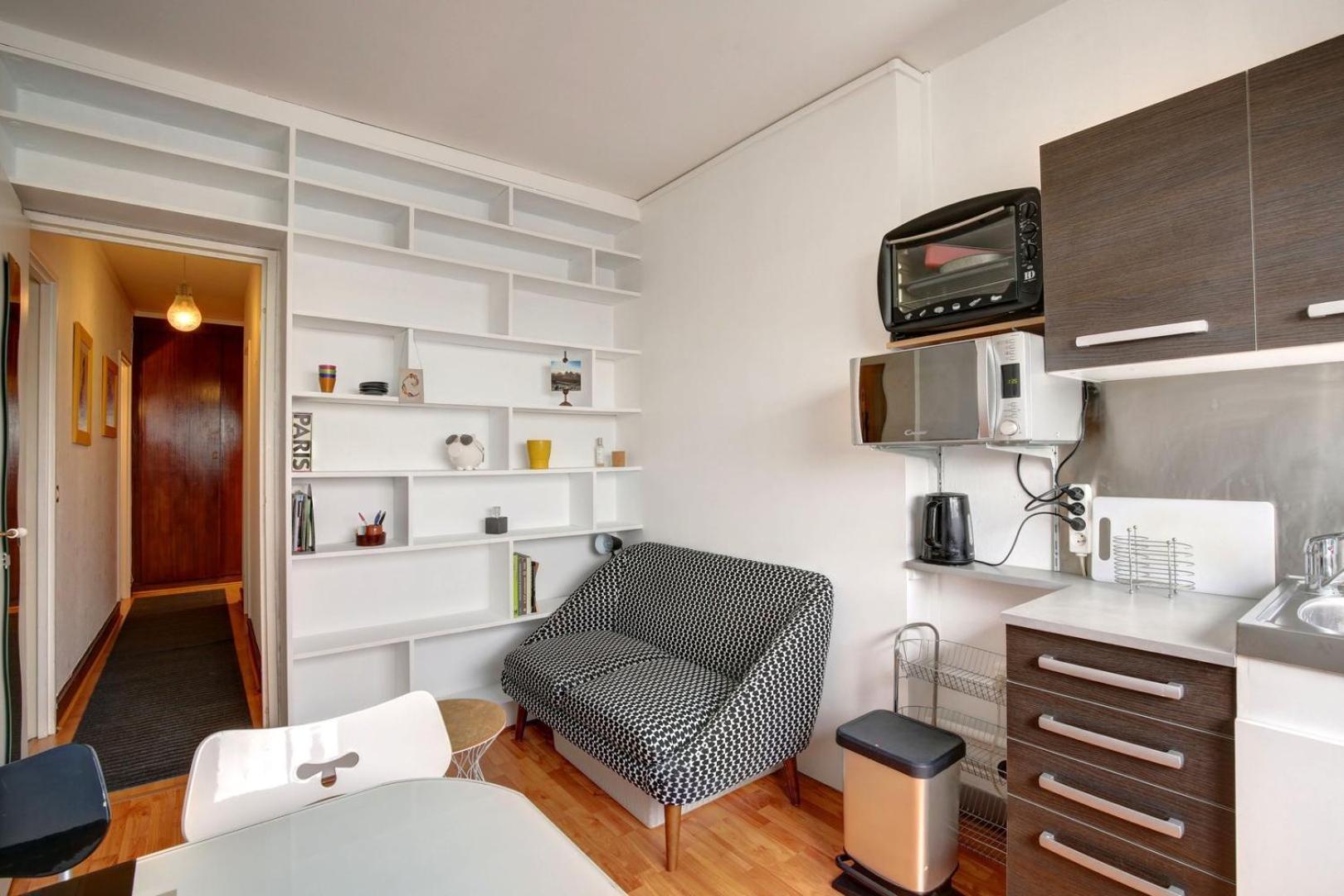 4-person apartment near Buttes Chaumont