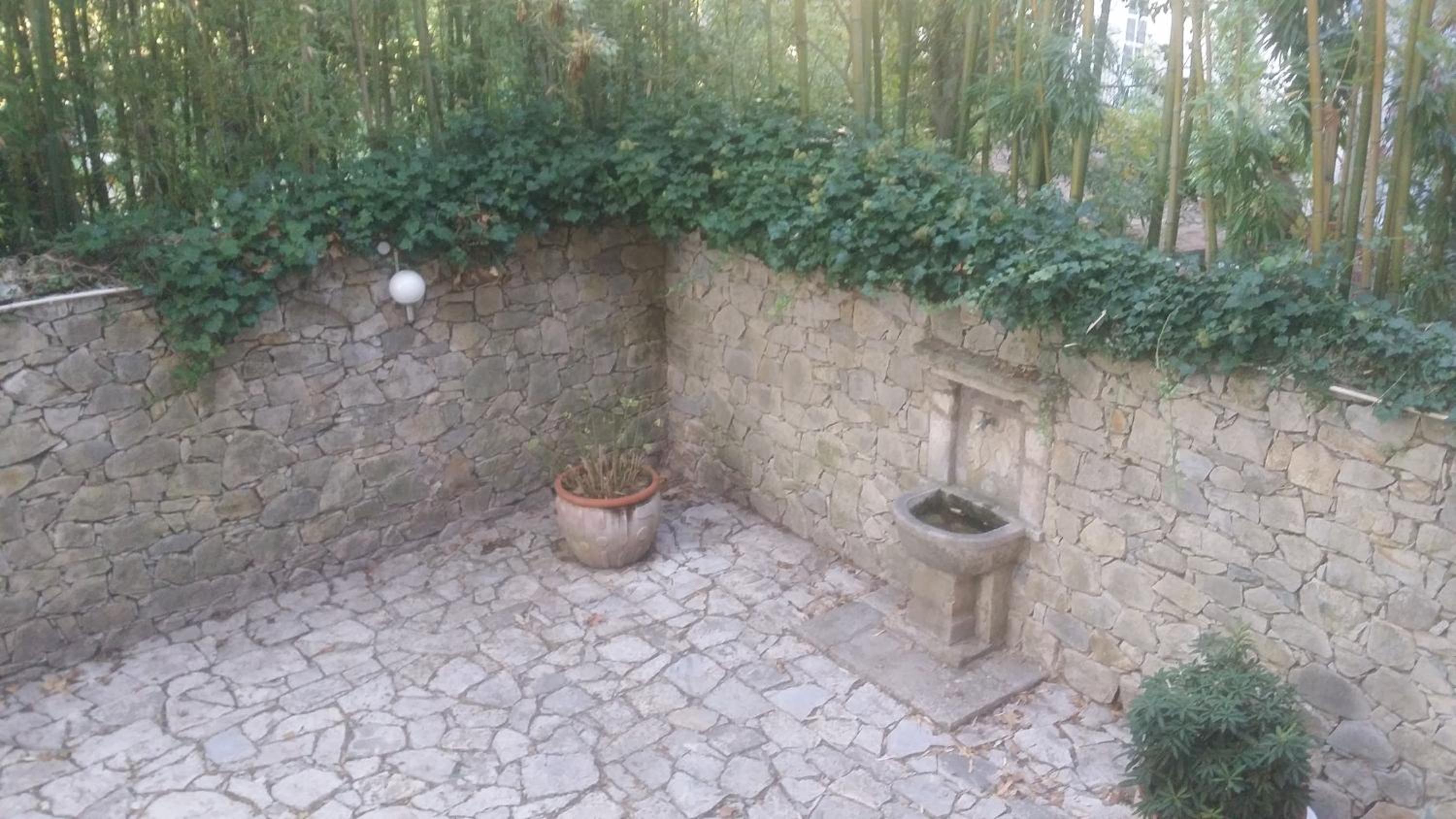 outdoor BBQ area