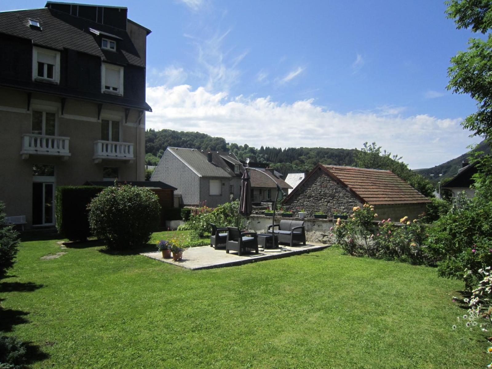outdoor BBQ area
