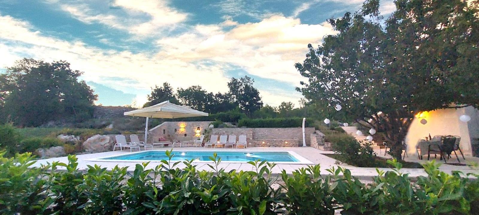 Villa Bacio with new heated pool view 2