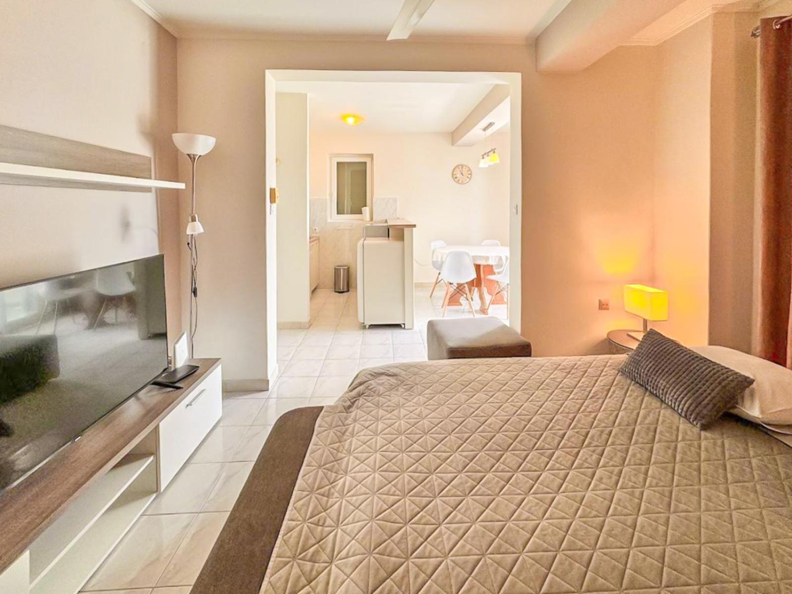 Studio Vesna with a terrace and sea view view 5