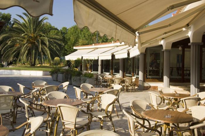 outdoor BBQ area