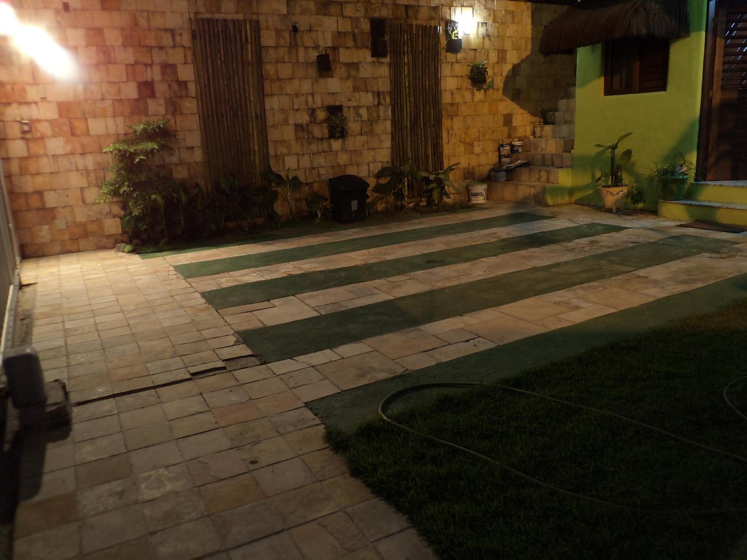 outdoor BBQ area