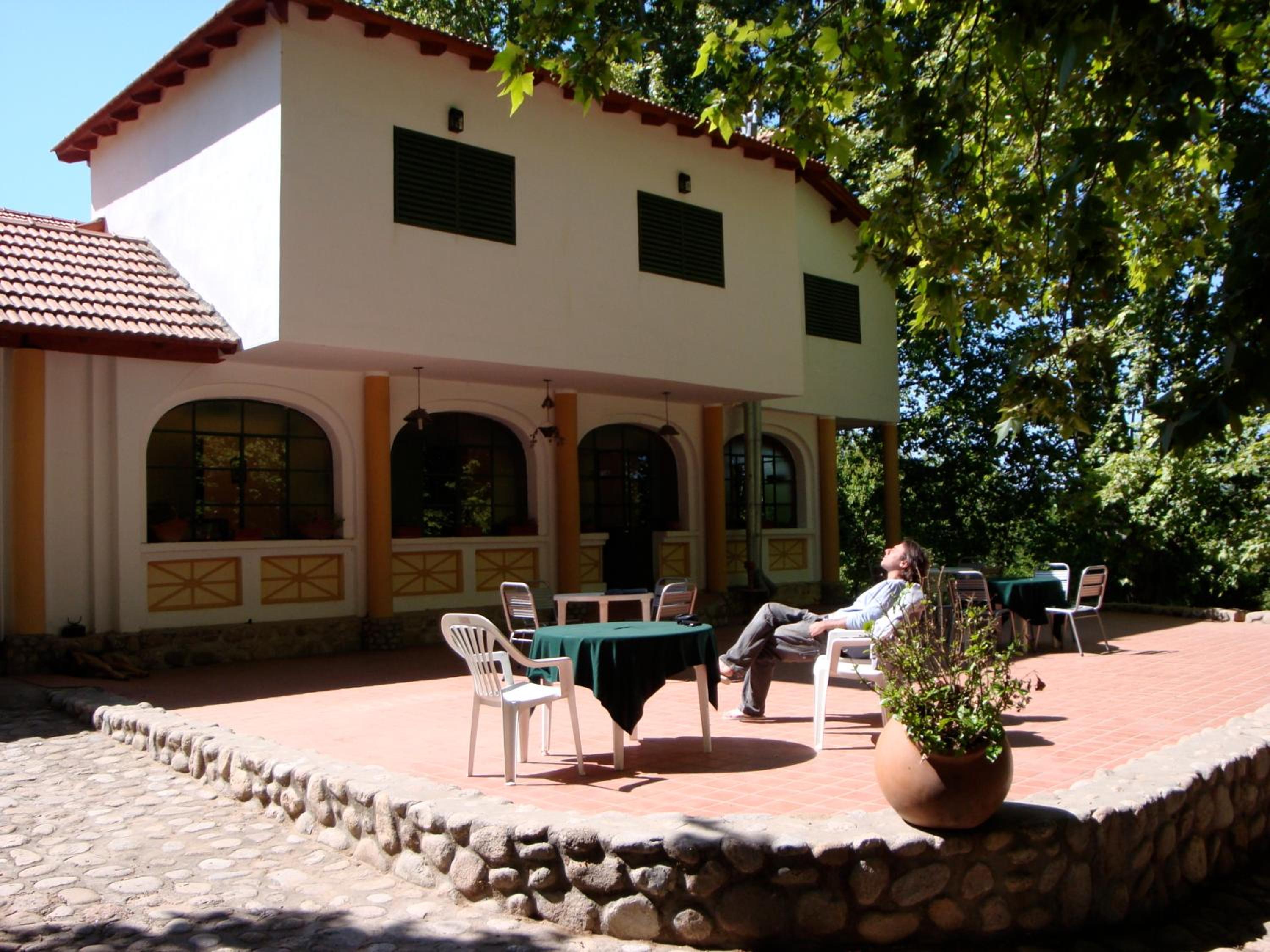 outdoor BBQ area