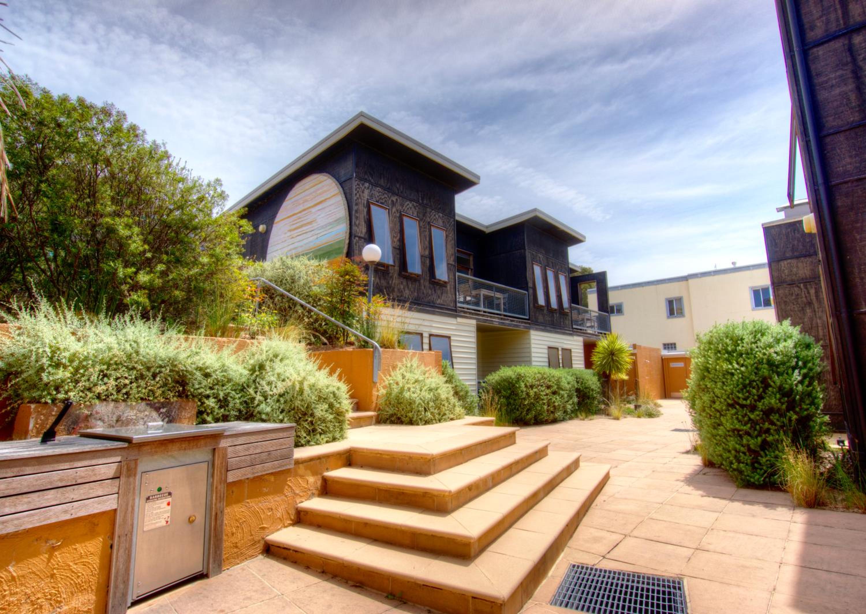 outdoor BBQ area