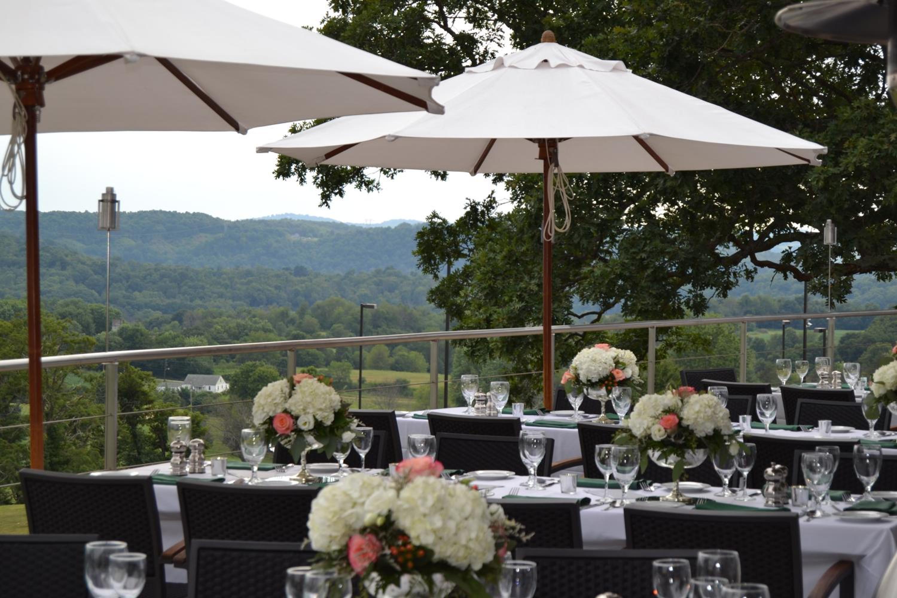 outdoor BBQ area